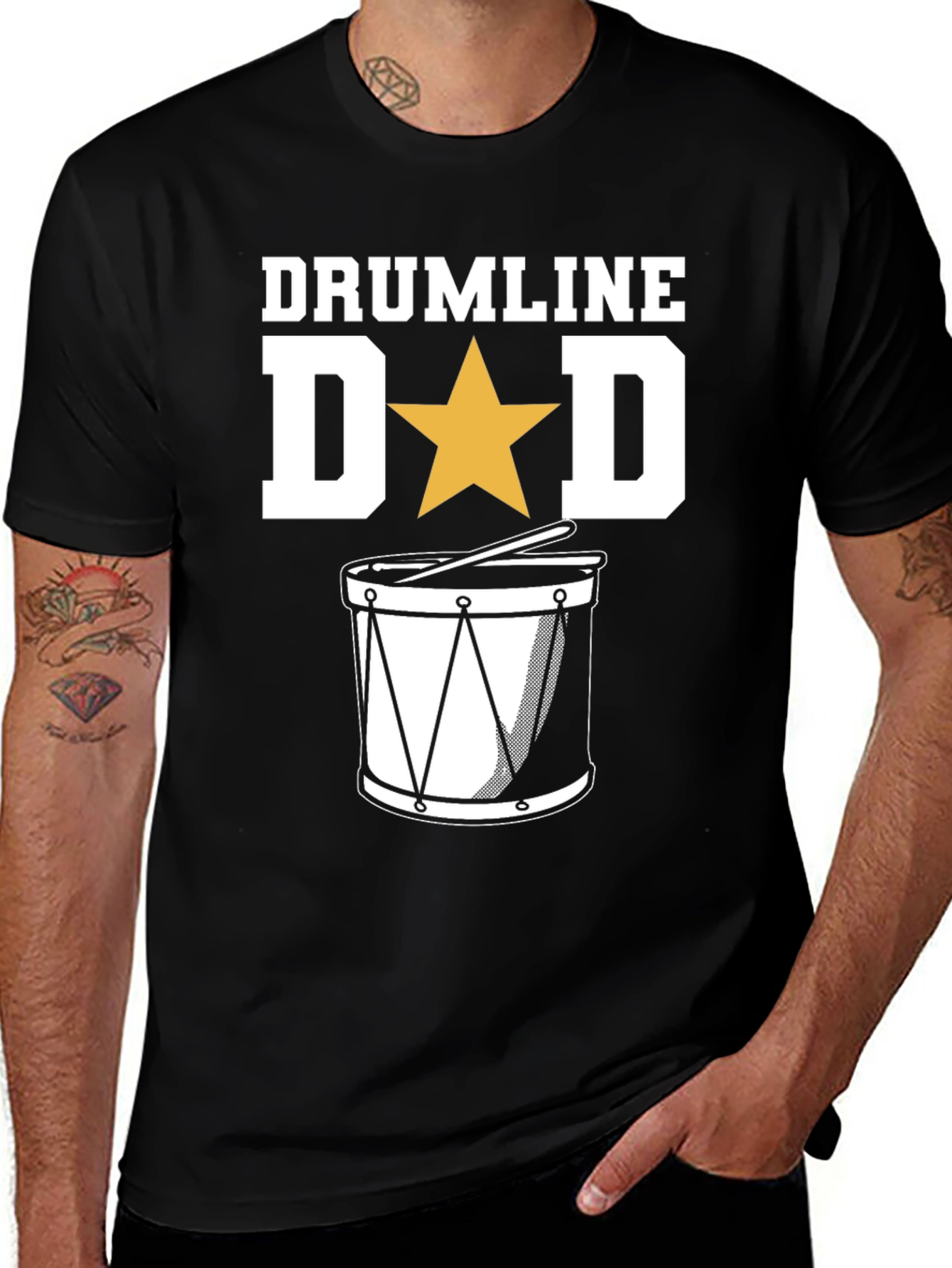 Variant 27 of Drumline Dad T-Shirt - Band Parent Pride