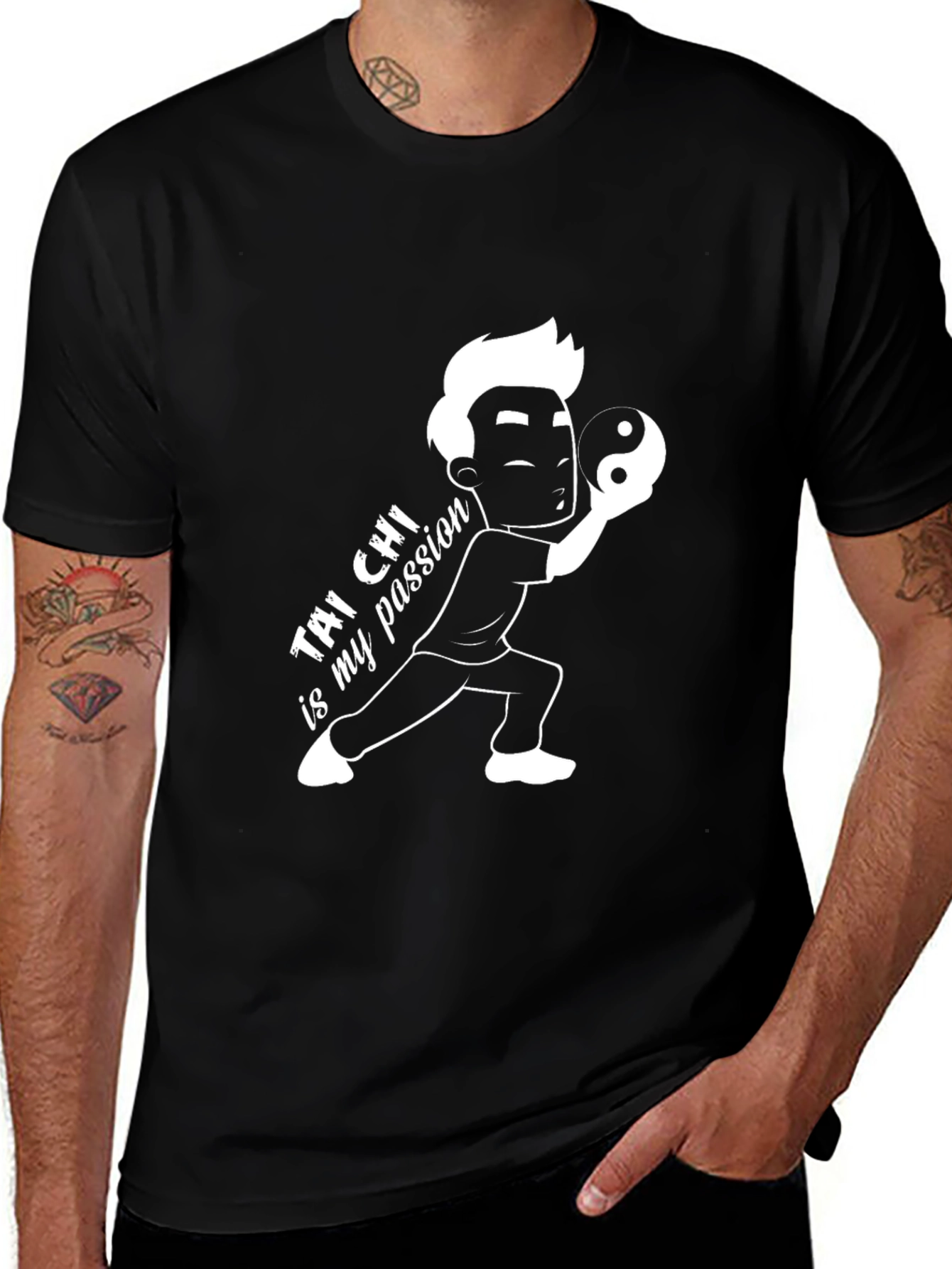 Tai Chi Passion Black T-Shirt