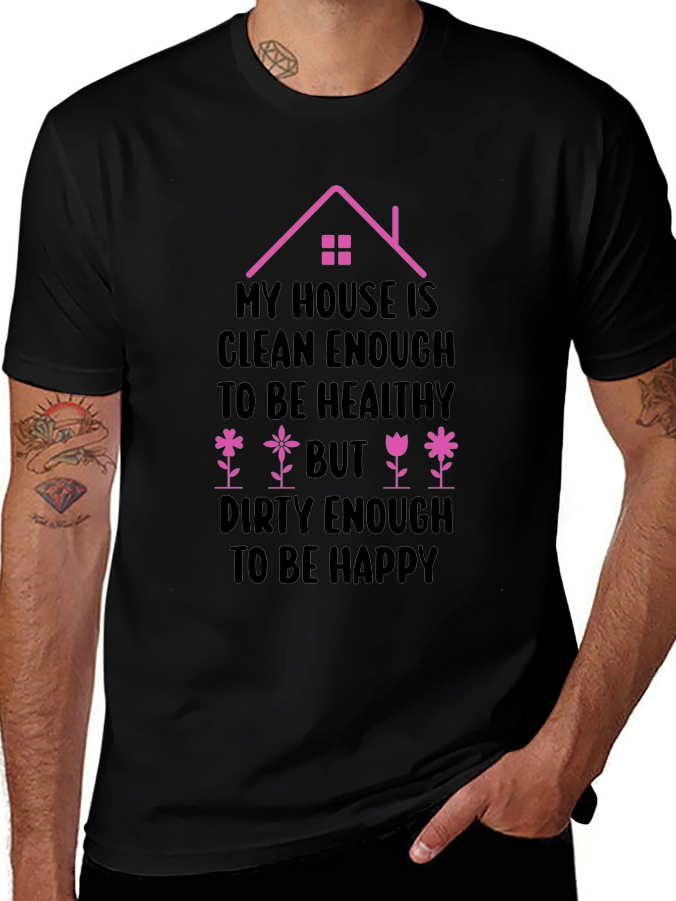 Funny House Cleanliness T-Shirt