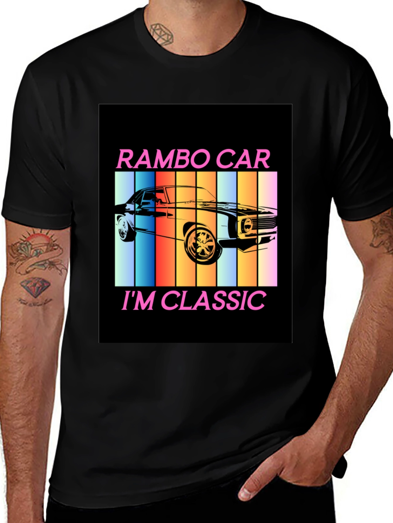 Variant 12 of Rambo Car I'm Classic Graphic T-Shirt