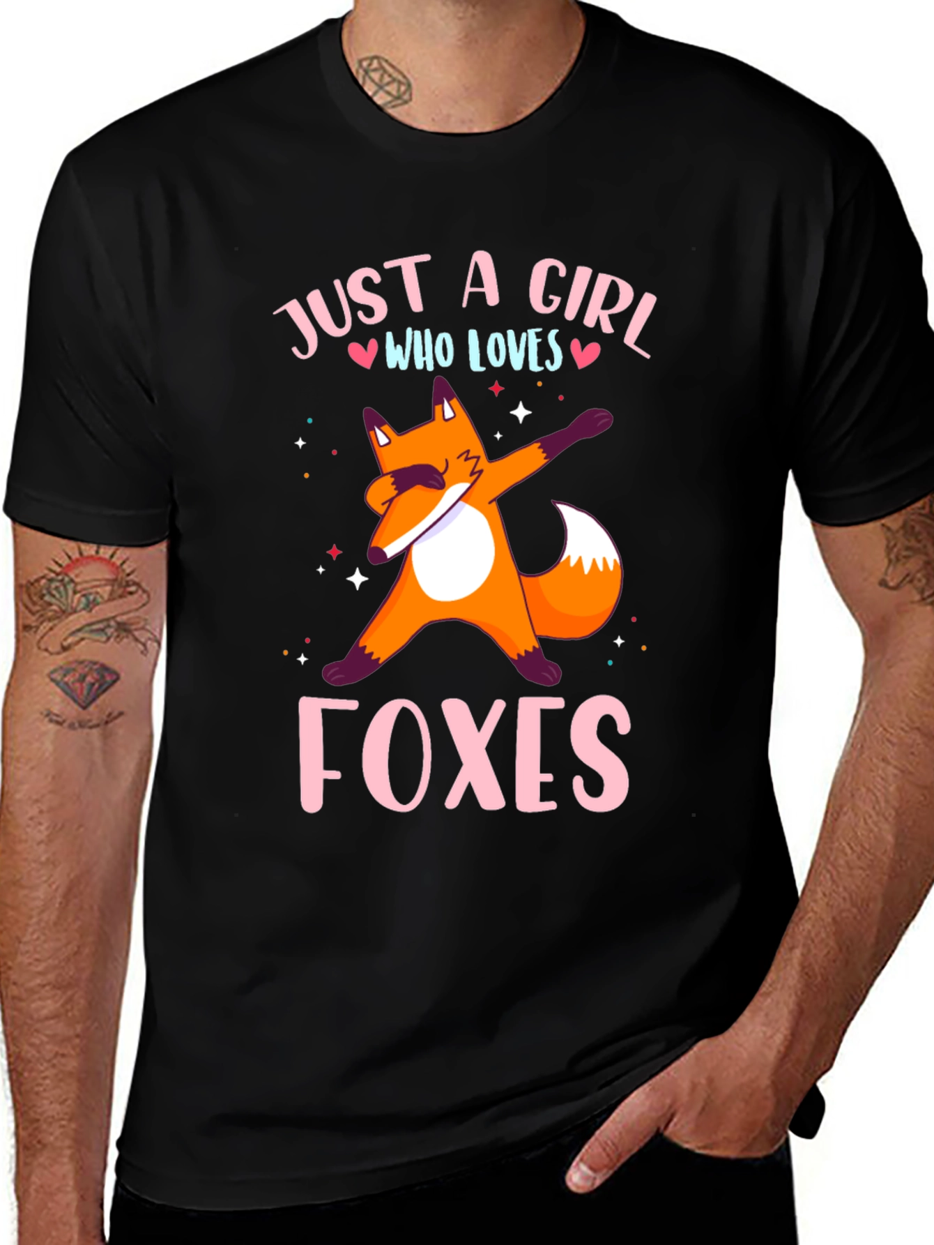 Variant 20 of Just a Girl Who Loves Foxes T-Shirt