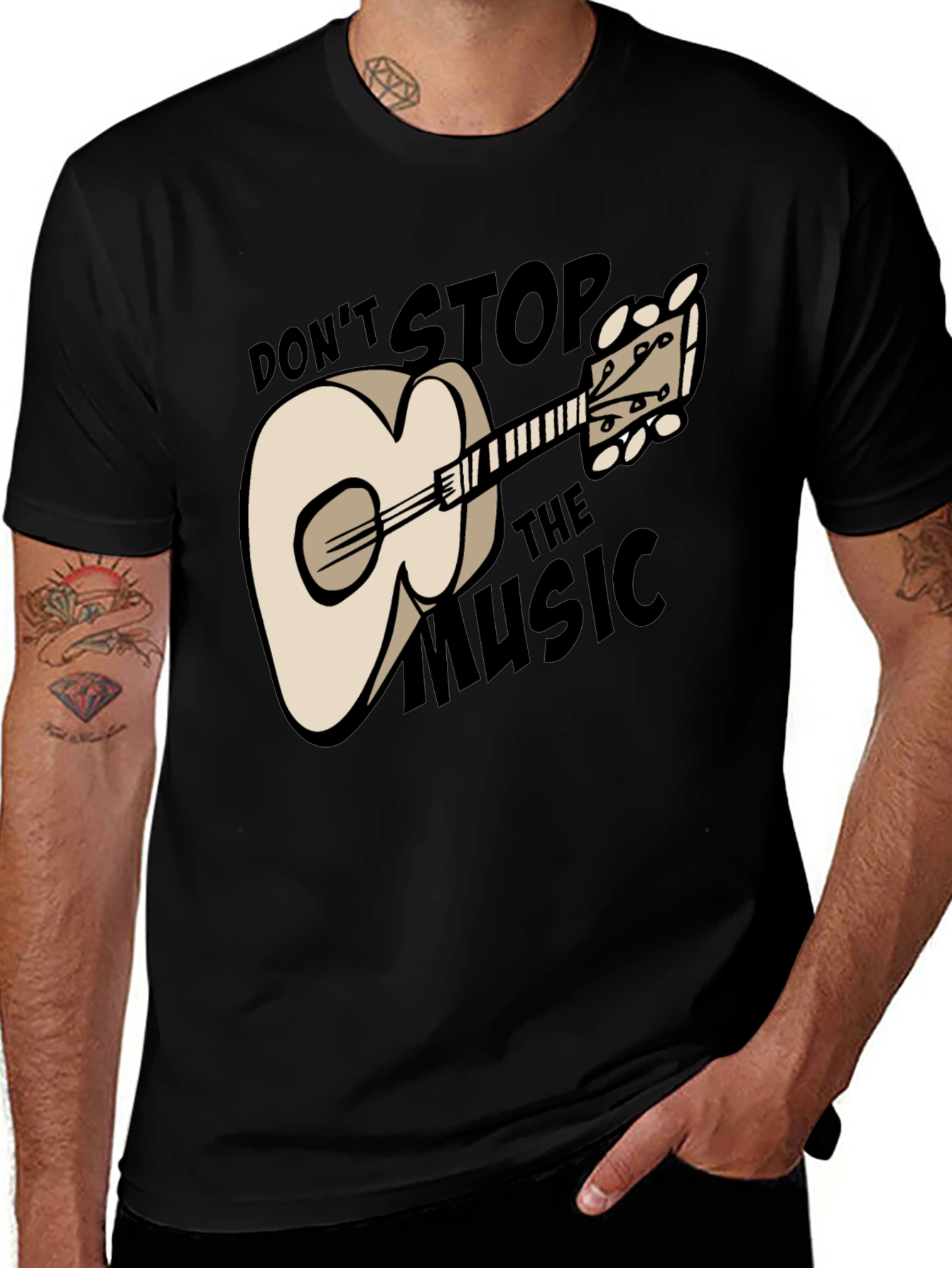 Variant 8 of Don't Stop the Music Graphic Tee