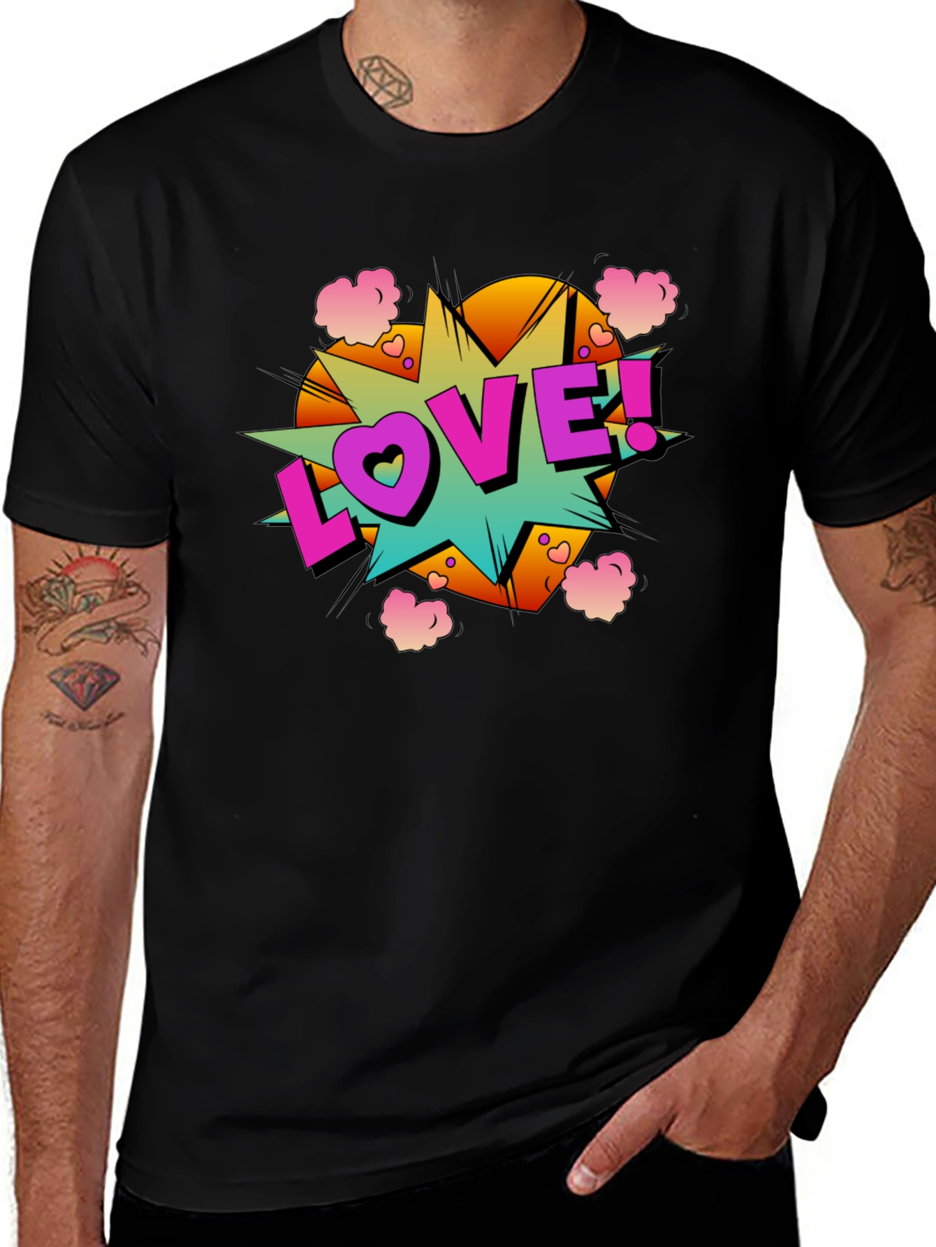 Variant 23 of Love Comic T-Shirt