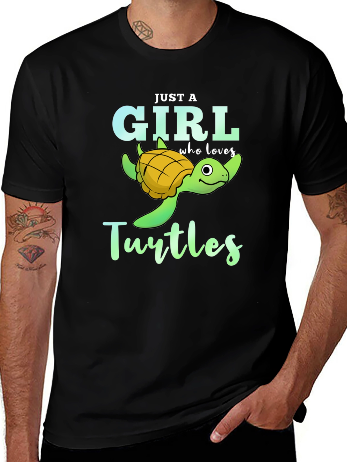 Variant 13 of Just A Girl Who Loves Turtles T-Shirt