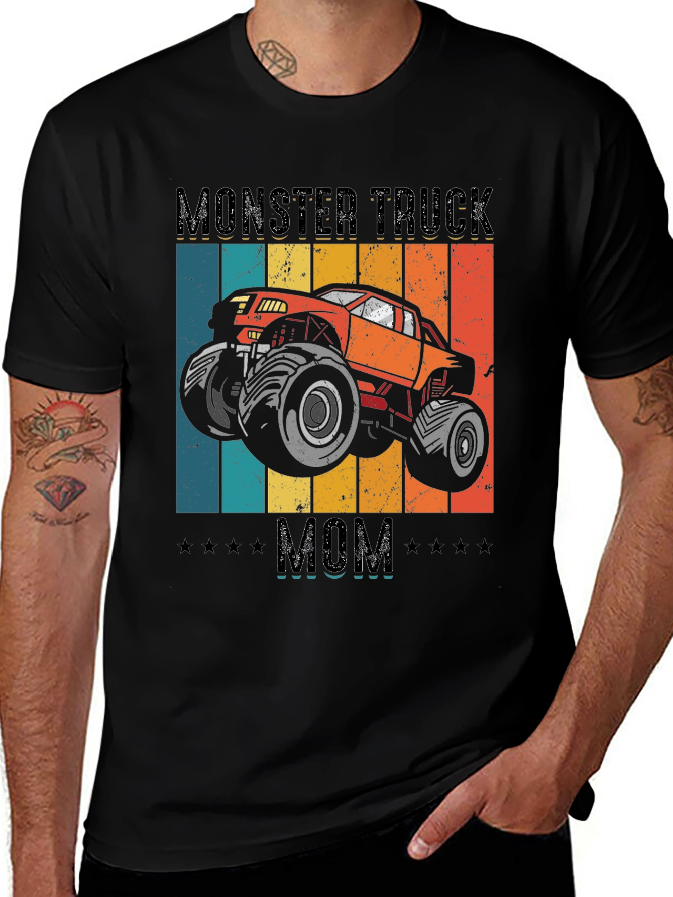 Variant 19 of Monster Truck Mom Graphic Tee
