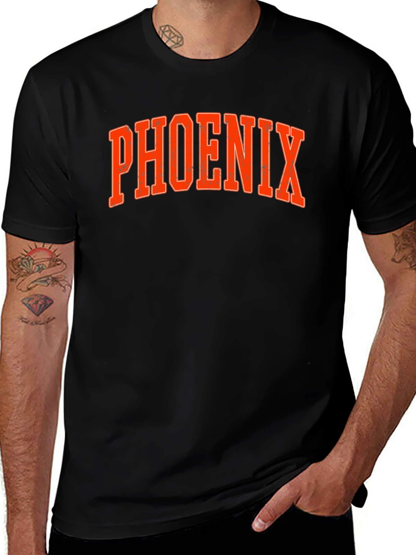 Variant 15 of Phoenix Graphic Tee - Retro Style