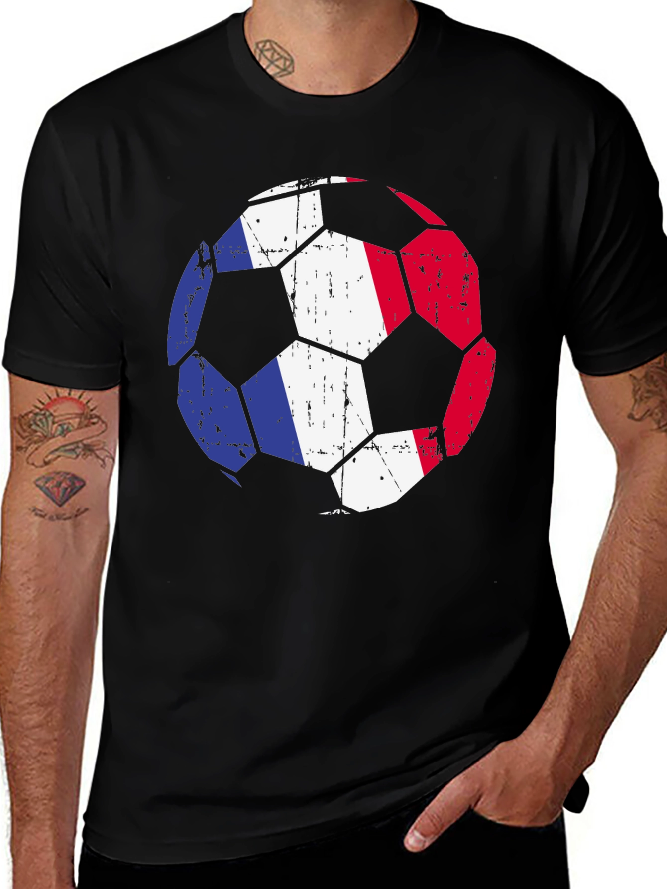 Variant 17 of France Soccer Ball T-Shirt