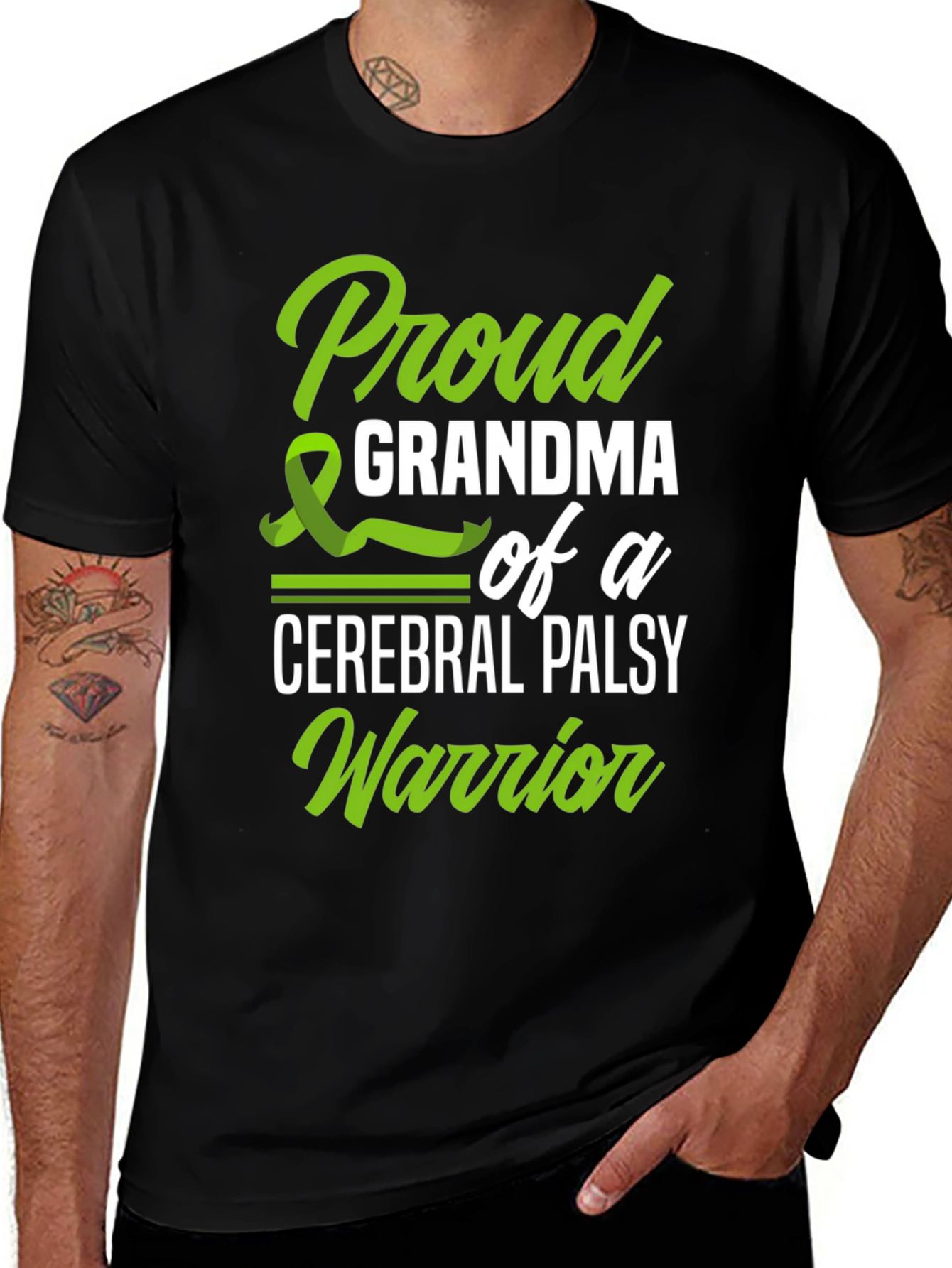 Proud Grandma Cerebral Palsy Warrior T-Shirt
