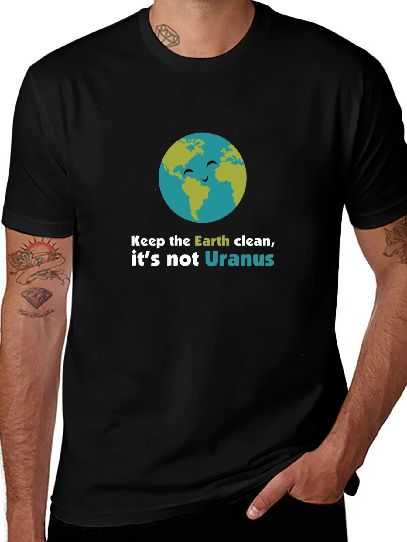 Variant 17 of Keep the Earth Clean Funny T-Shirt
