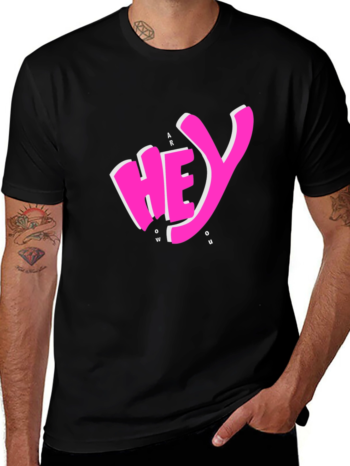 Hey Are You Okay? Black T-Shirt
