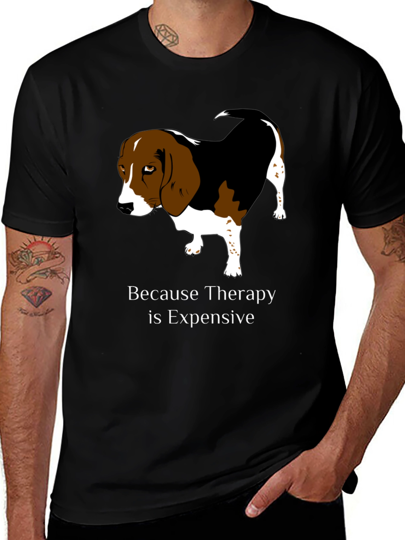 Variant 5 of Dog Therapy T-Shirt - Because Therapy is Expensive