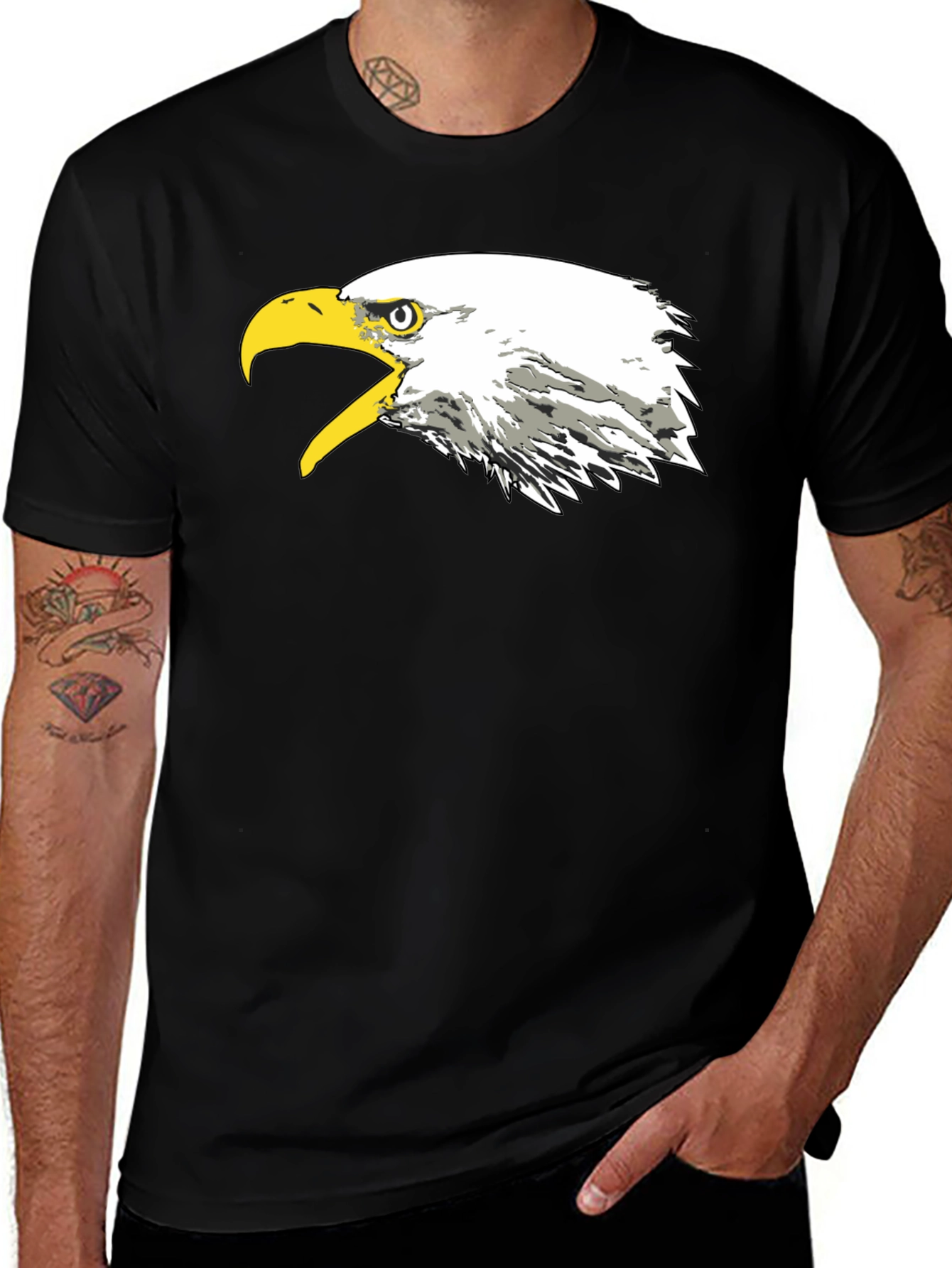 Variant 18 of Eagle Graphic Tee - Bold Design