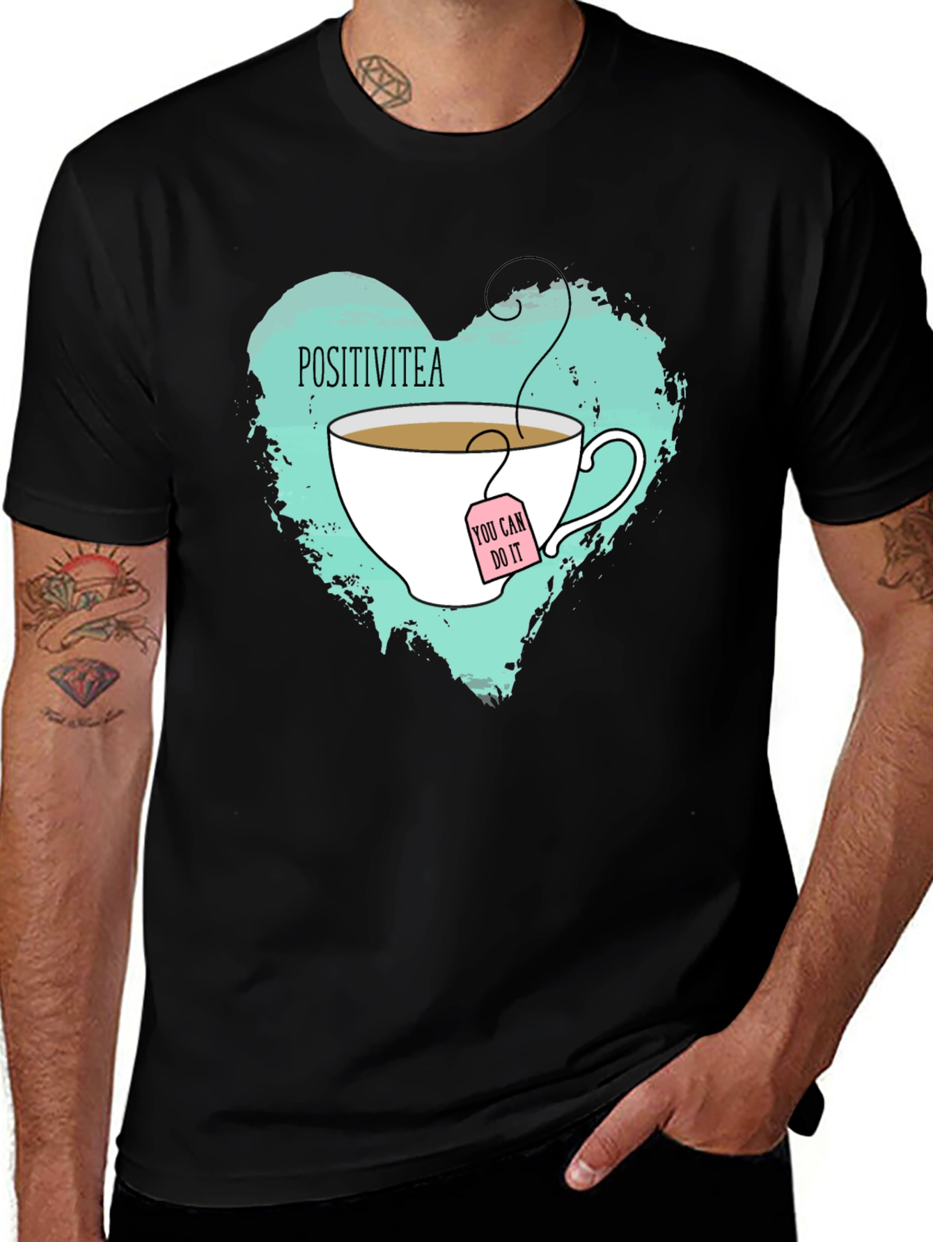 Variant 4 of PositiviTEA Graphic T-Shirt