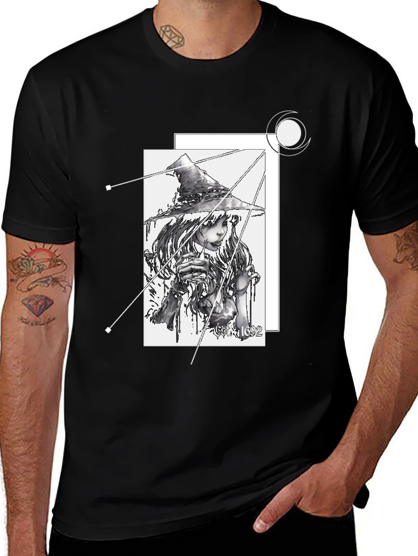 Variant 26 of Mystic Witch Graphic Tee - Salem 1692
