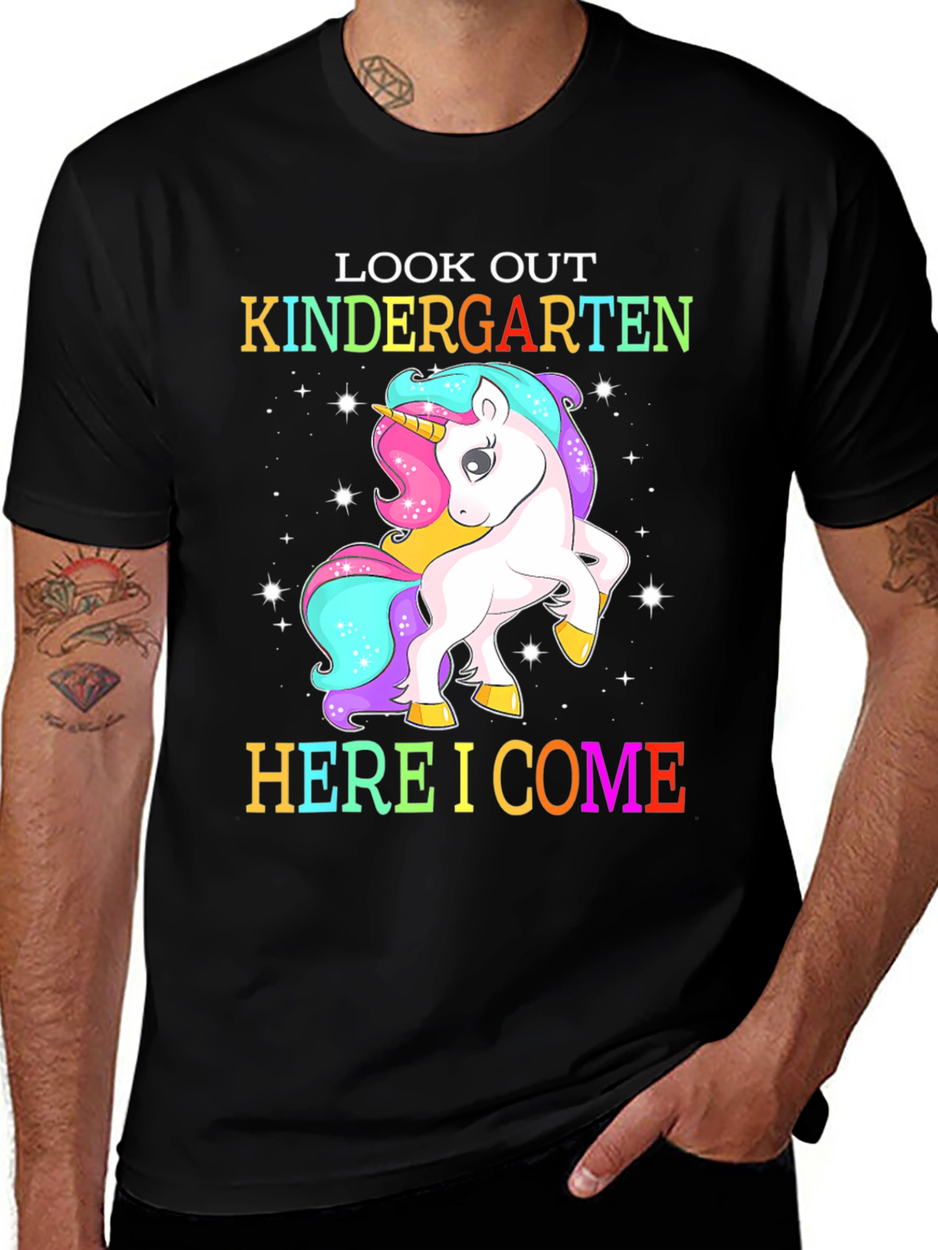 Variant 21 of Kindergarten Unicorn T-Shirt