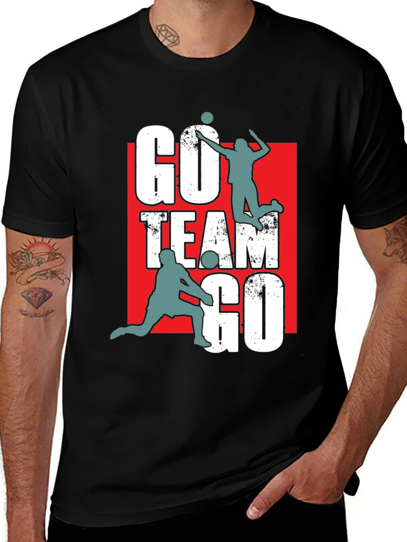 Variant 18 of Go Team Go Graphic T-Shirt