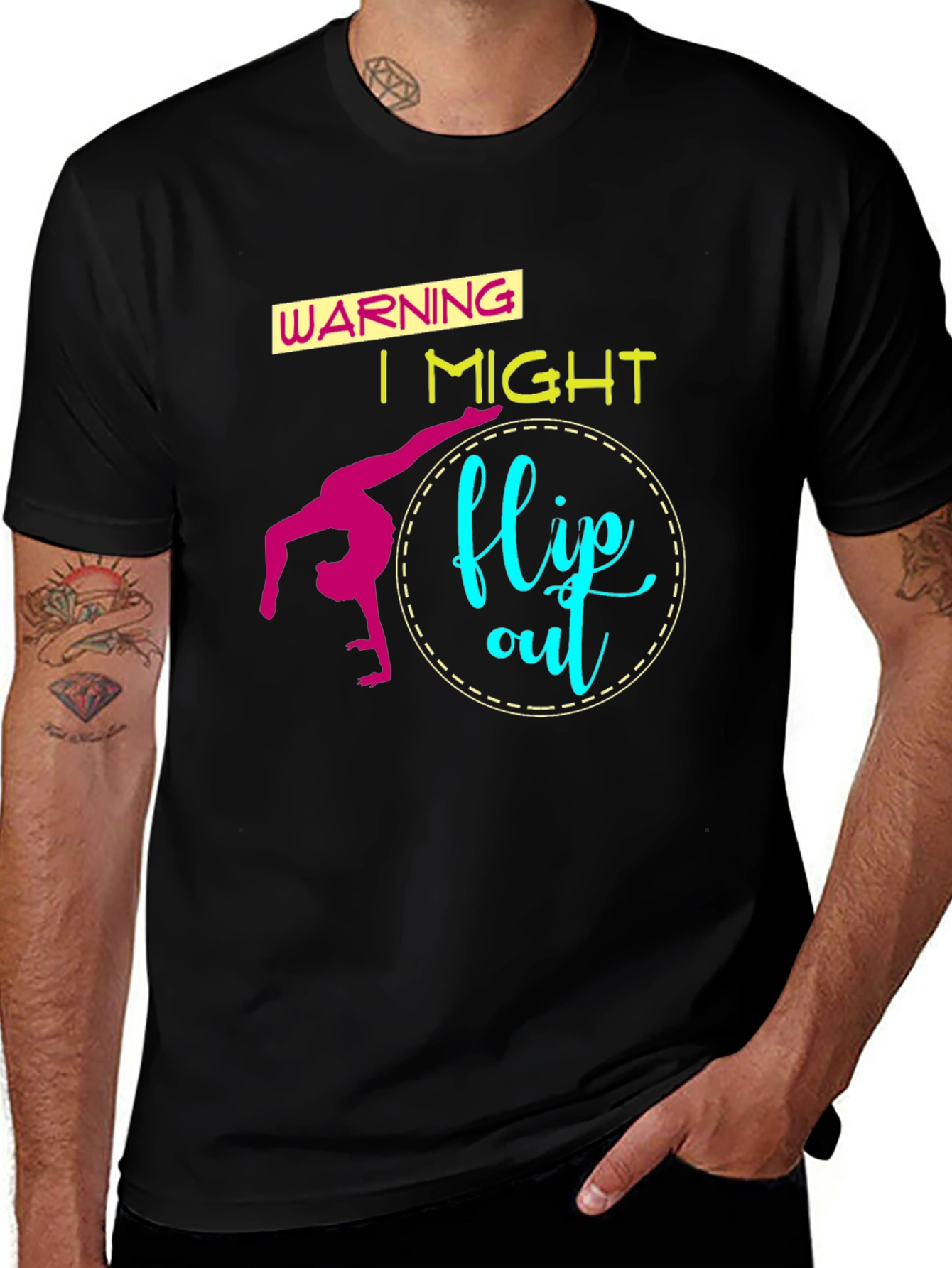Variant 13 of Gymnastics Flip Out T-Shirt