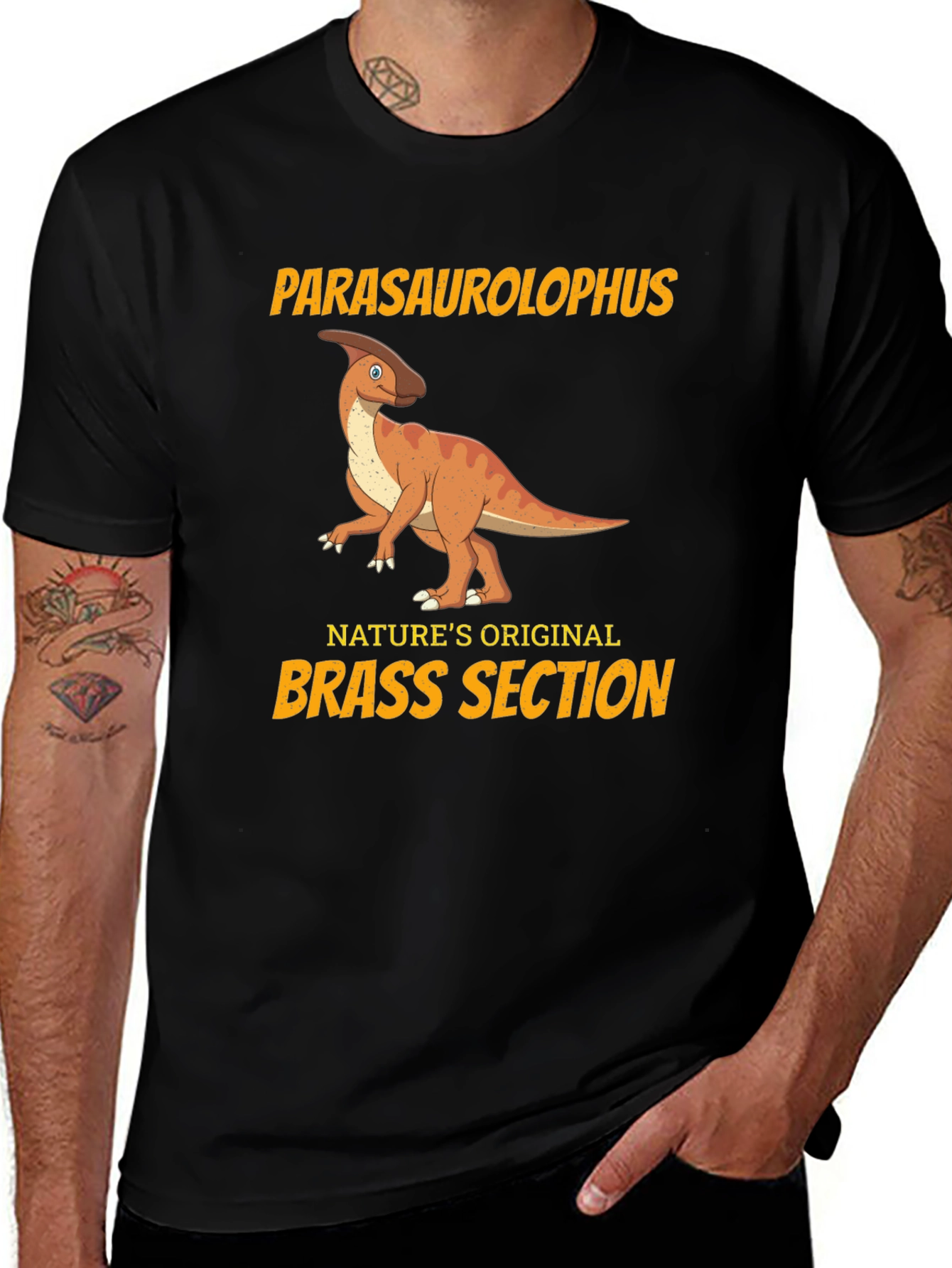 Variant 29 of Parasaurolophus Brass Section T-Shirt