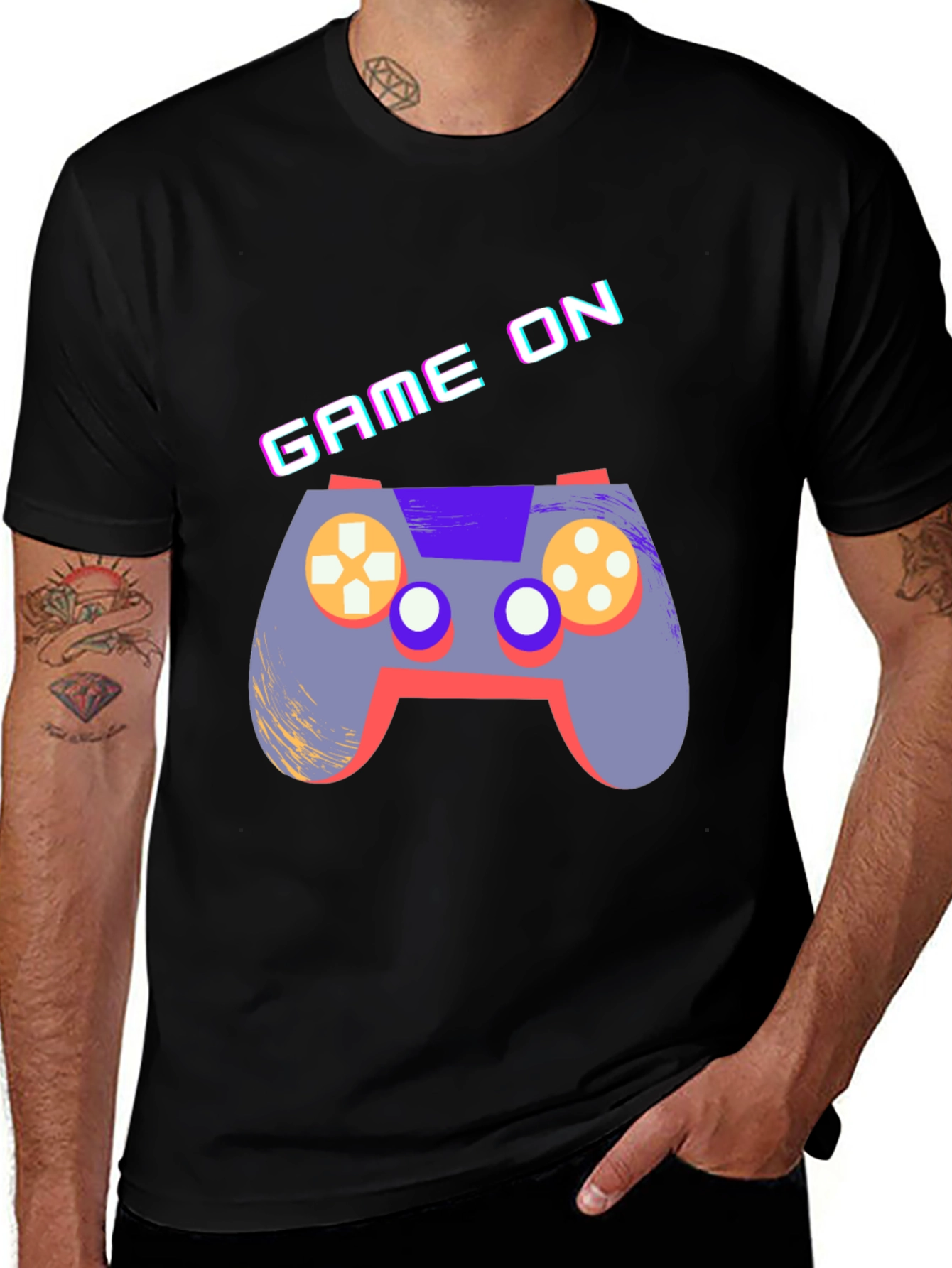 Variant 4 of Game On Graphic Tee - Gamer Style