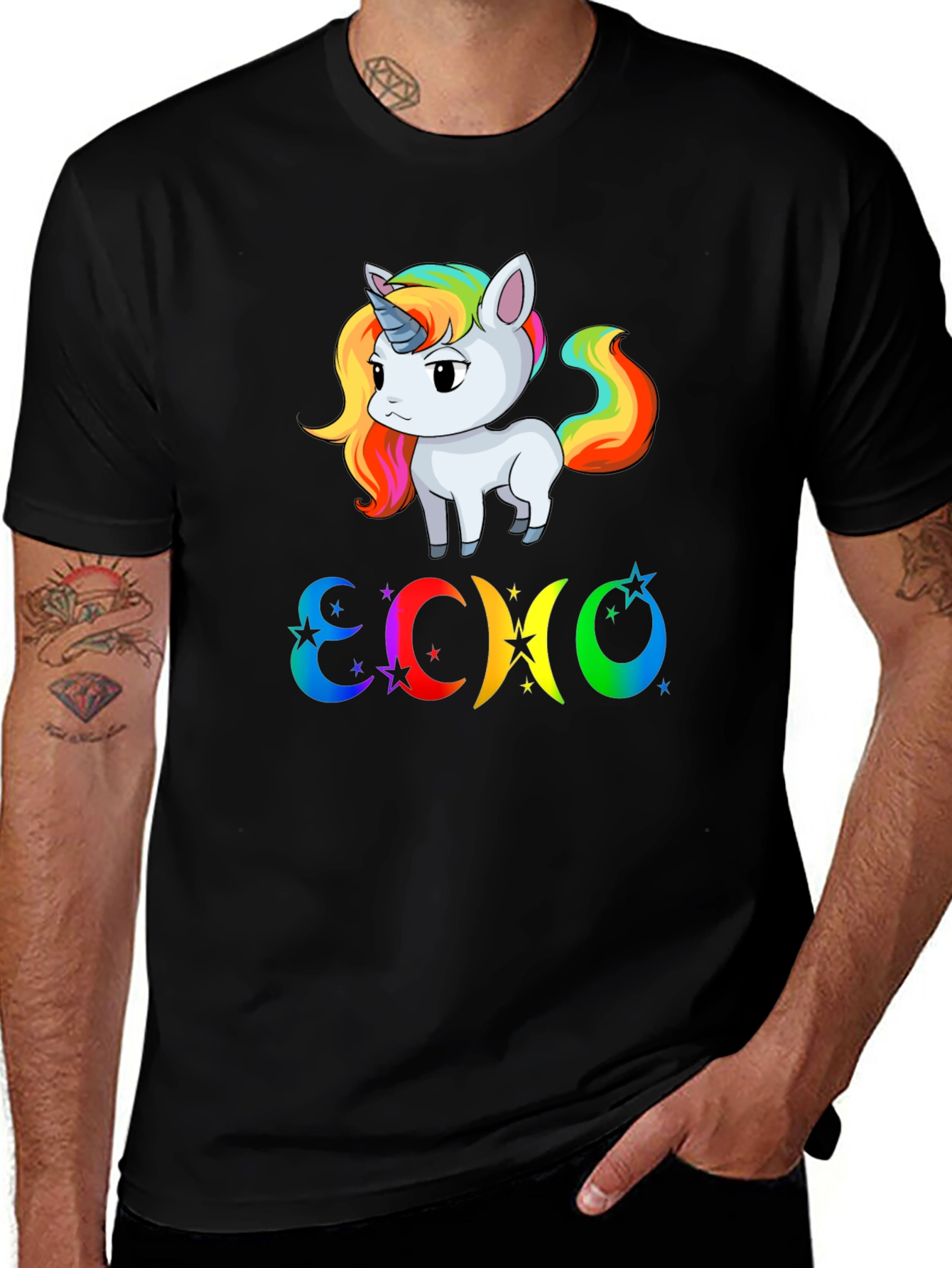 Rainbow Unicorn ECHO T-Shirt