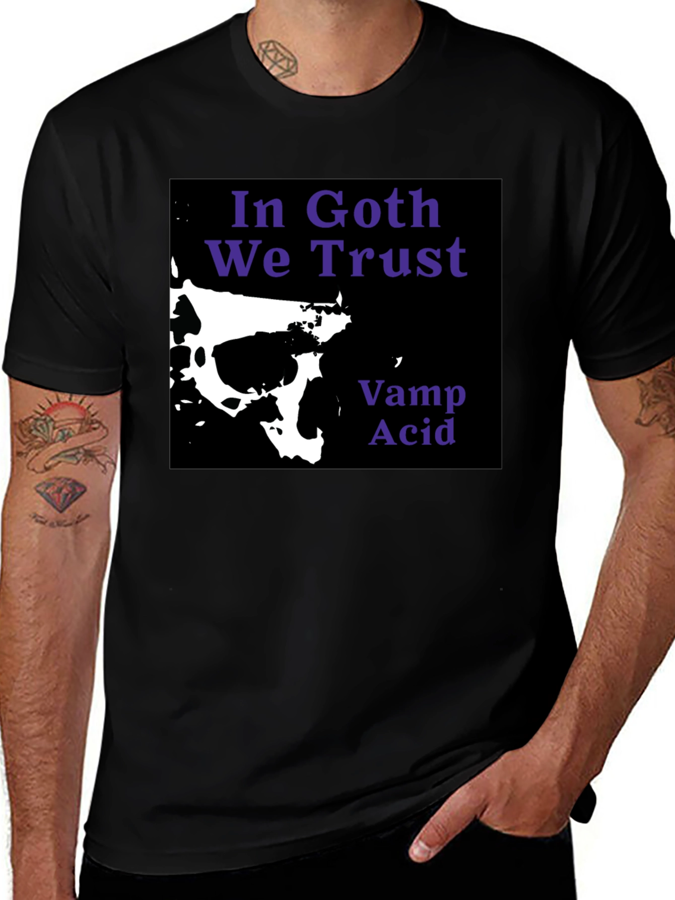 Variant 10 of In Goth We Trust Black T-Shirt