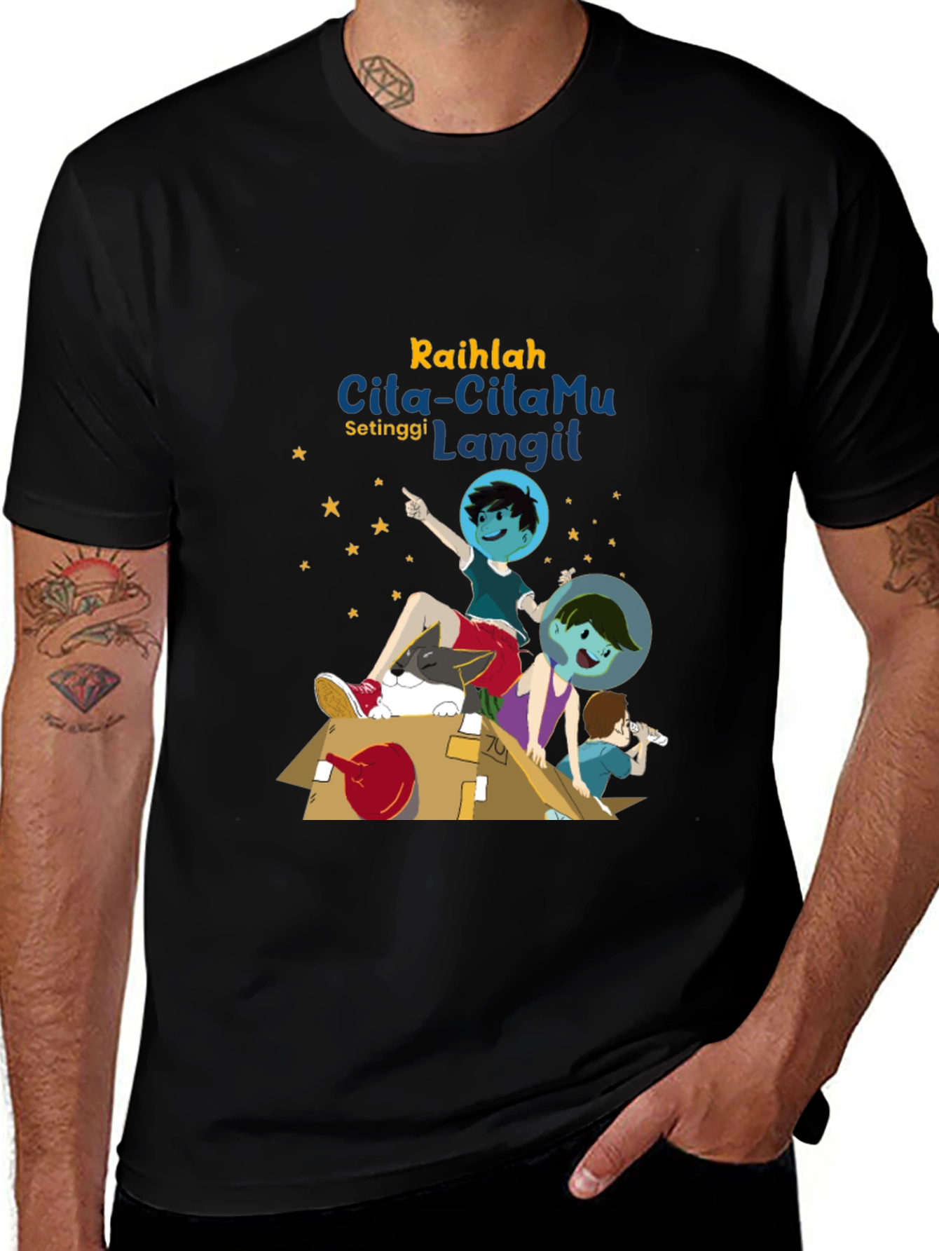 Variant 27 of Reach for the Stars T-Shirt | Kids' Dreams Tee
