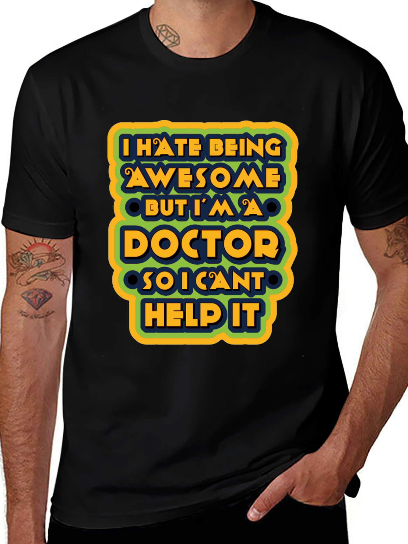 Variant 25 of Awesome Doctor T-Shirt - Funny Medical Tee