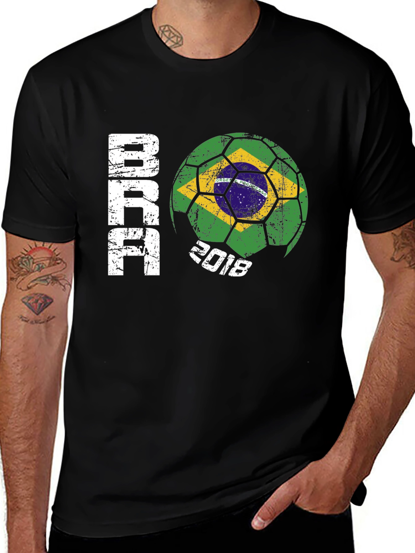 Brazil Soccer 2018 Graphic Tee