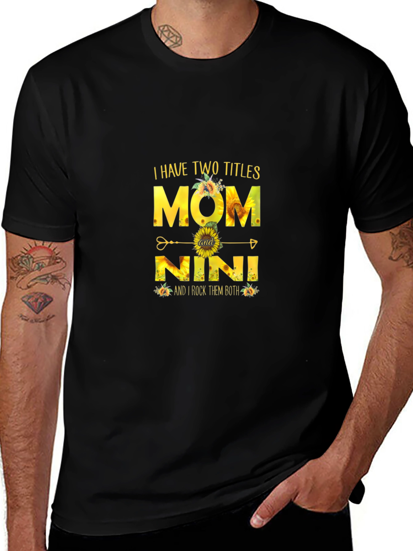 Variant 22 of Mom and Nini Sunflower Graphic Tee