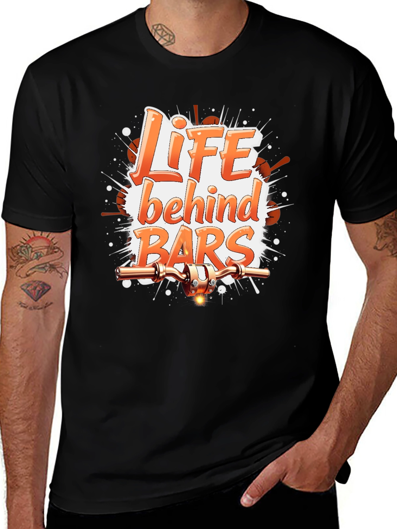 Variant 23 of Life Behind Bars Graphic Tee