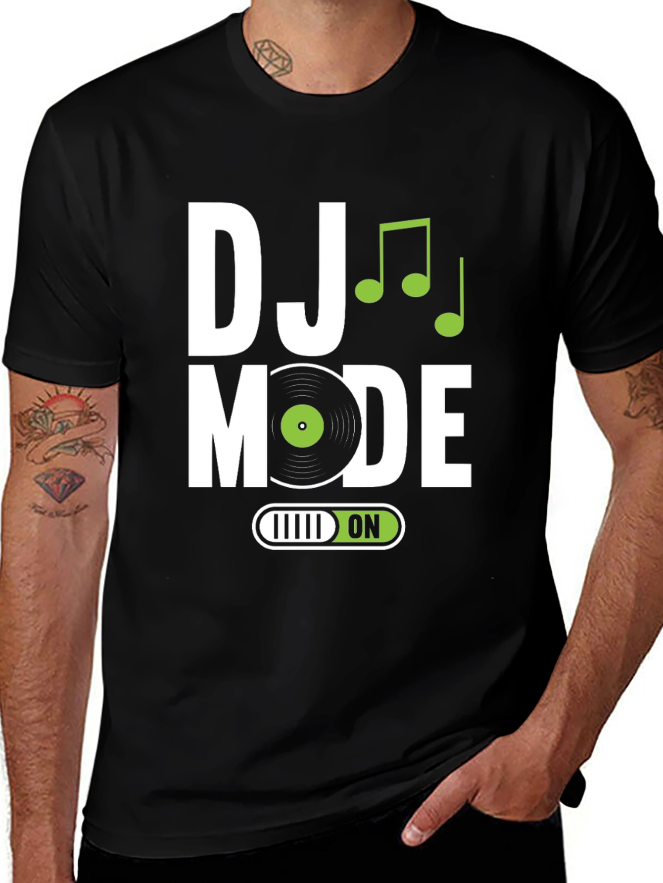 DJ Mode On Graphic Tee - Music Lover T-Shirt