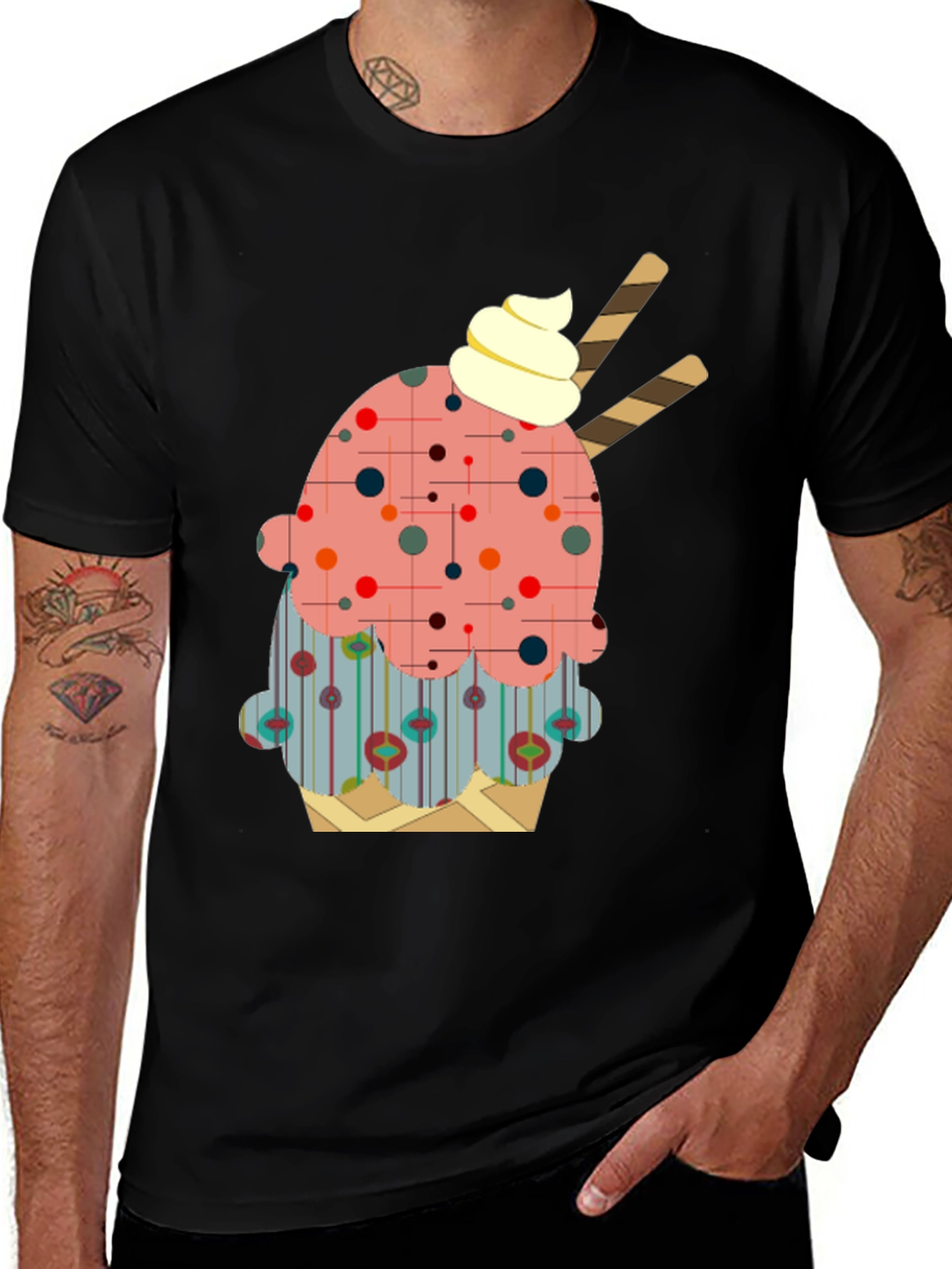 Variant 16 of Novelty Ice Cream Graphic T-Shirt