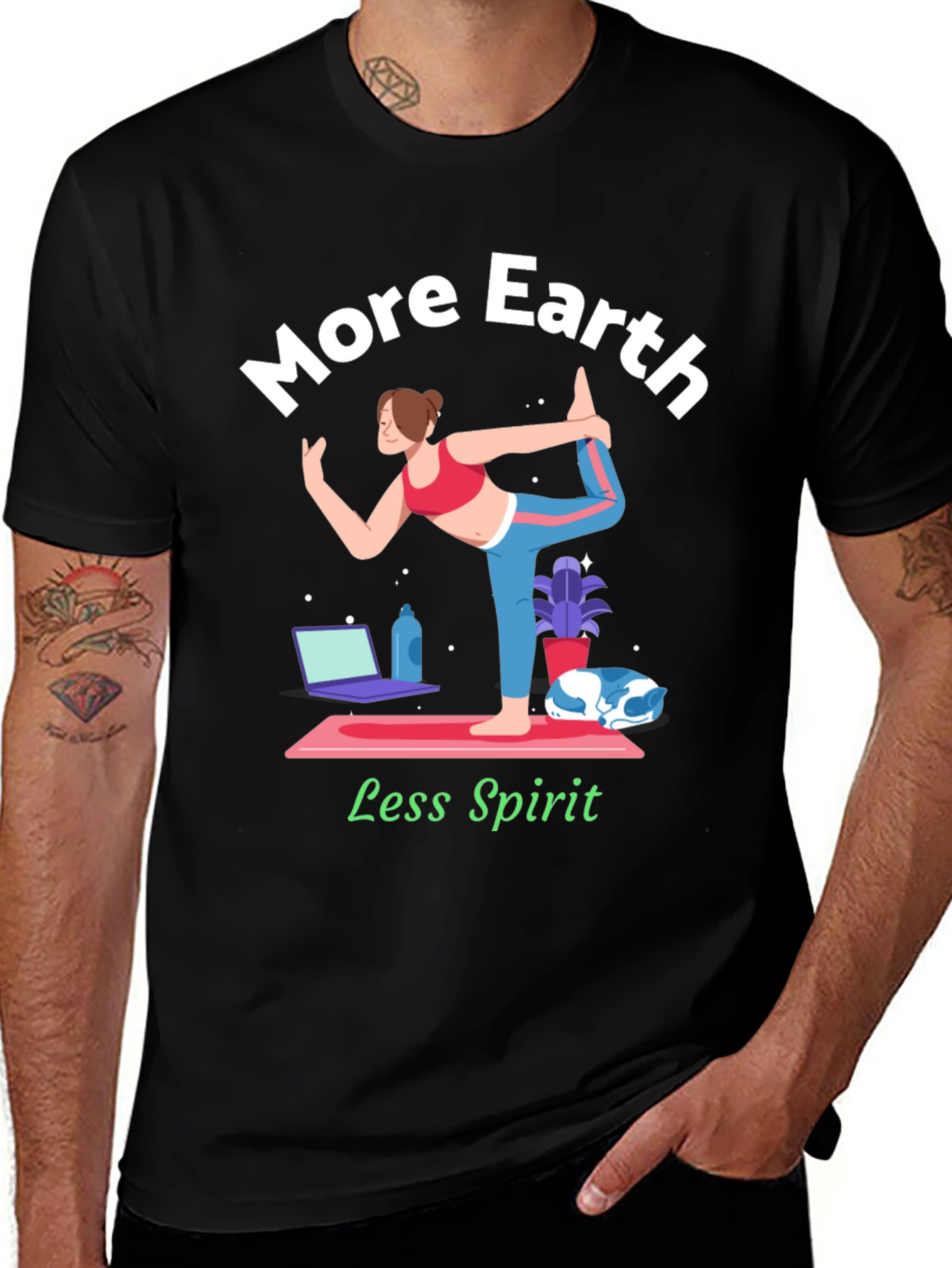 Variant 15 of More Earth Less Spirit T-Shirt