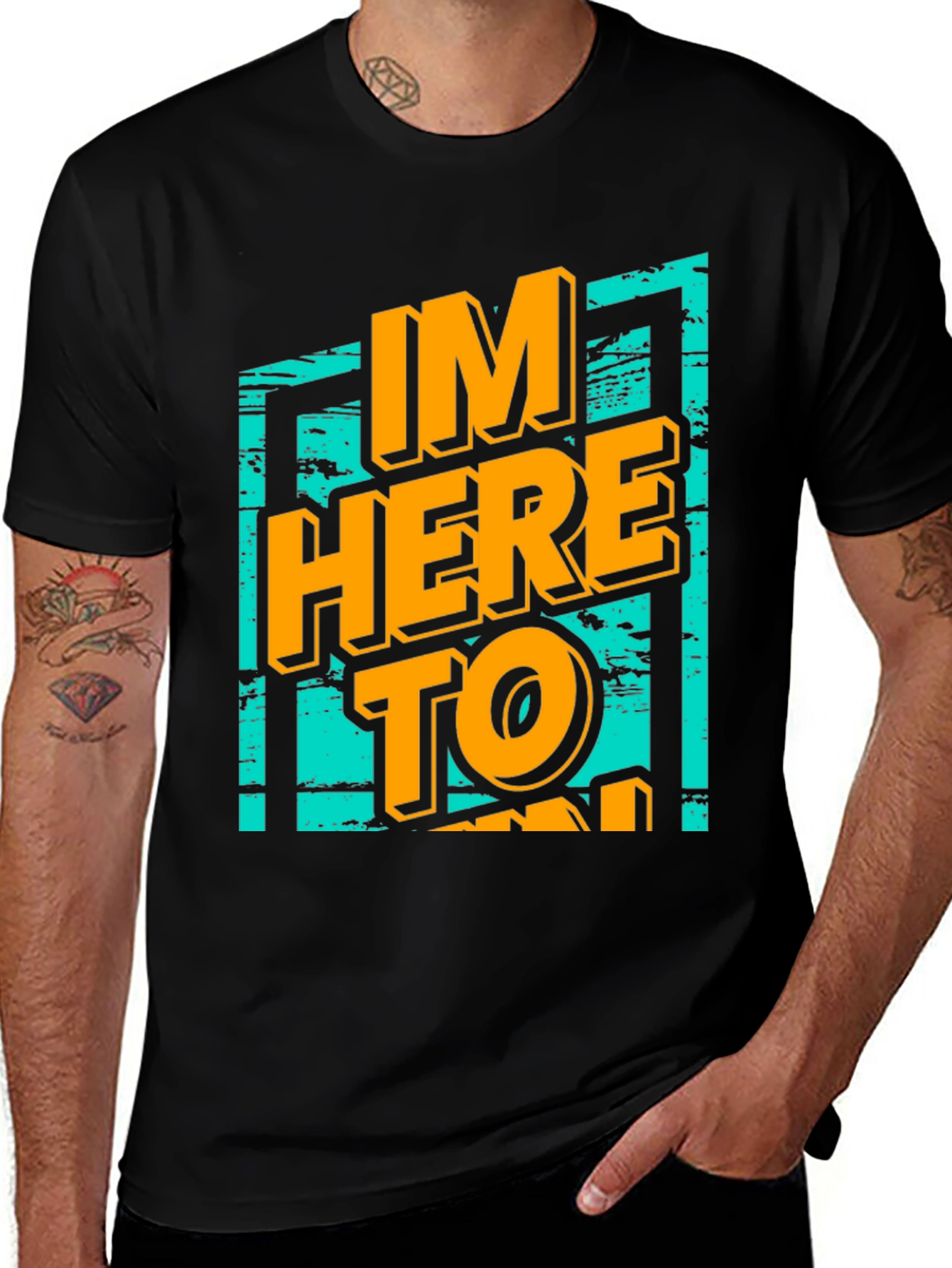 Variant 10 of I'm Here to Party Graphic T-Shirt