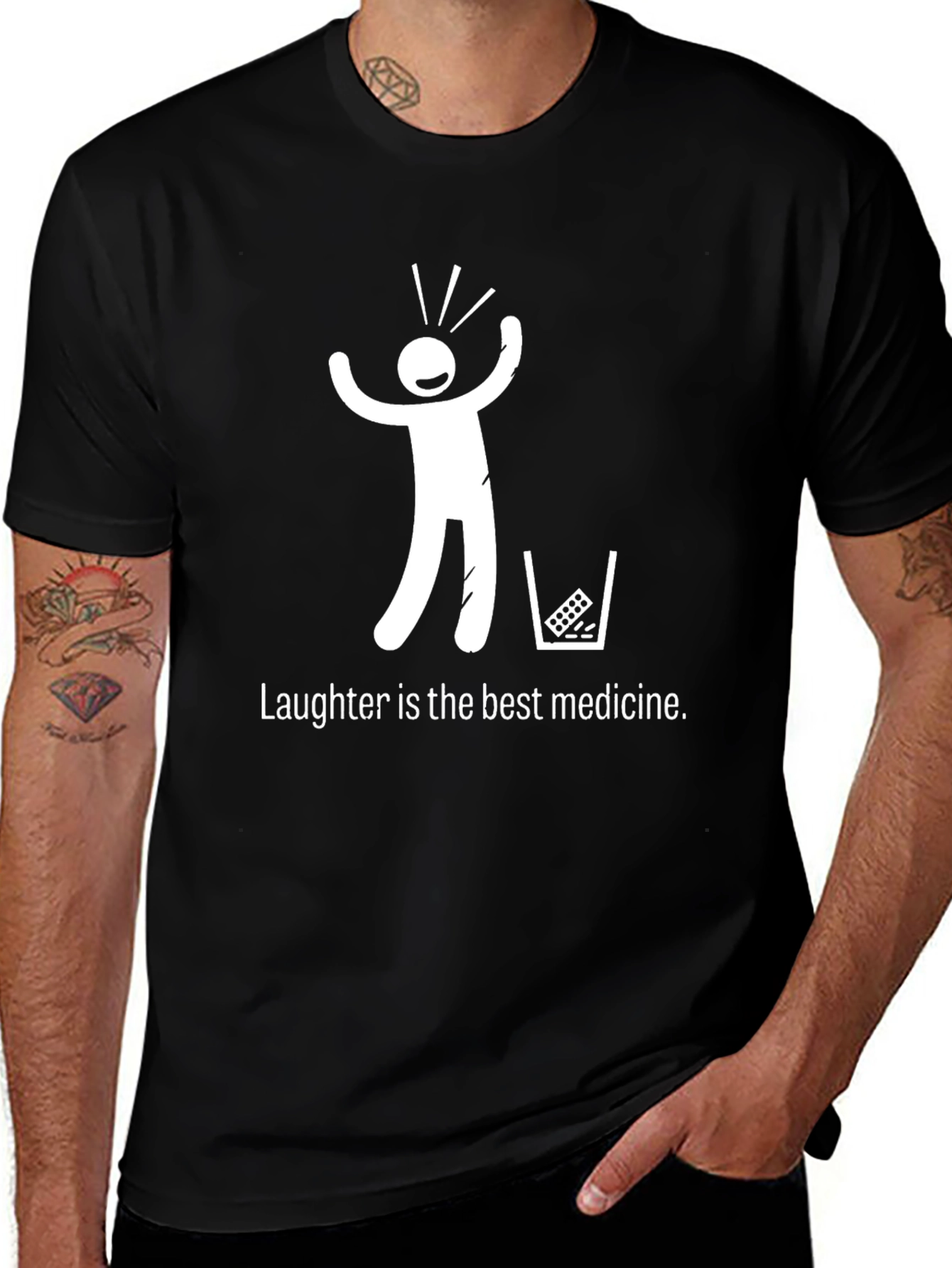 Laughter is the Best Medicine Graphic Tee