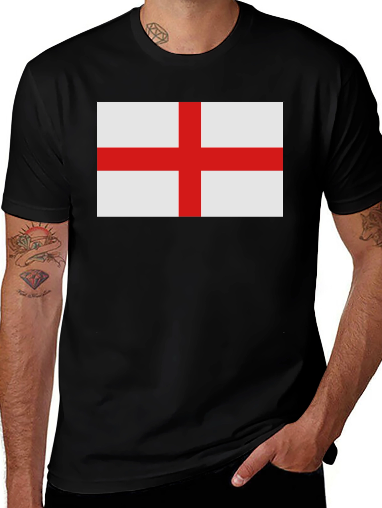 England Flag Graphic T-Shirt - Classic Fit