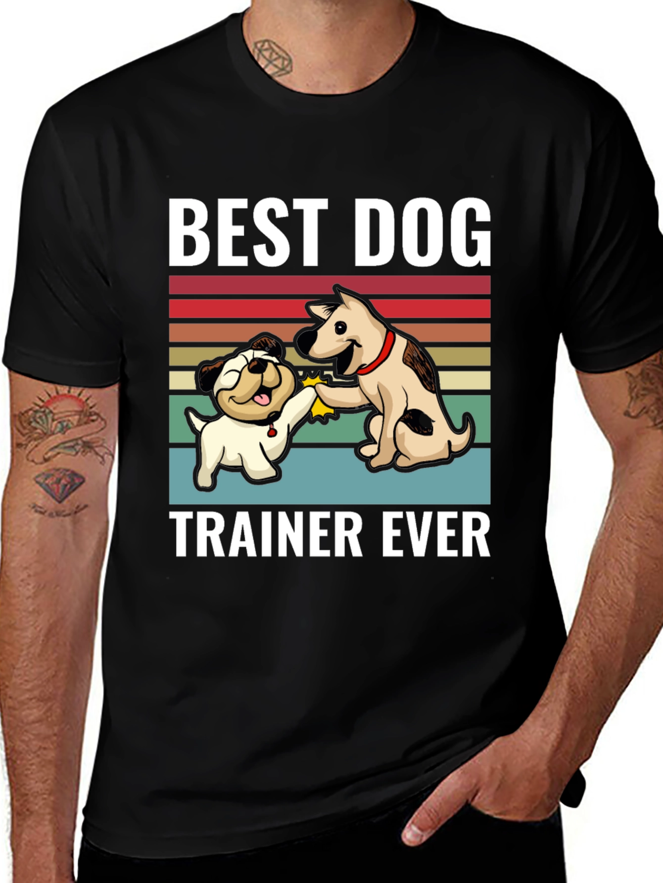 Variant 9 of Best Dog Trainer Ever Graphic T-Shirt