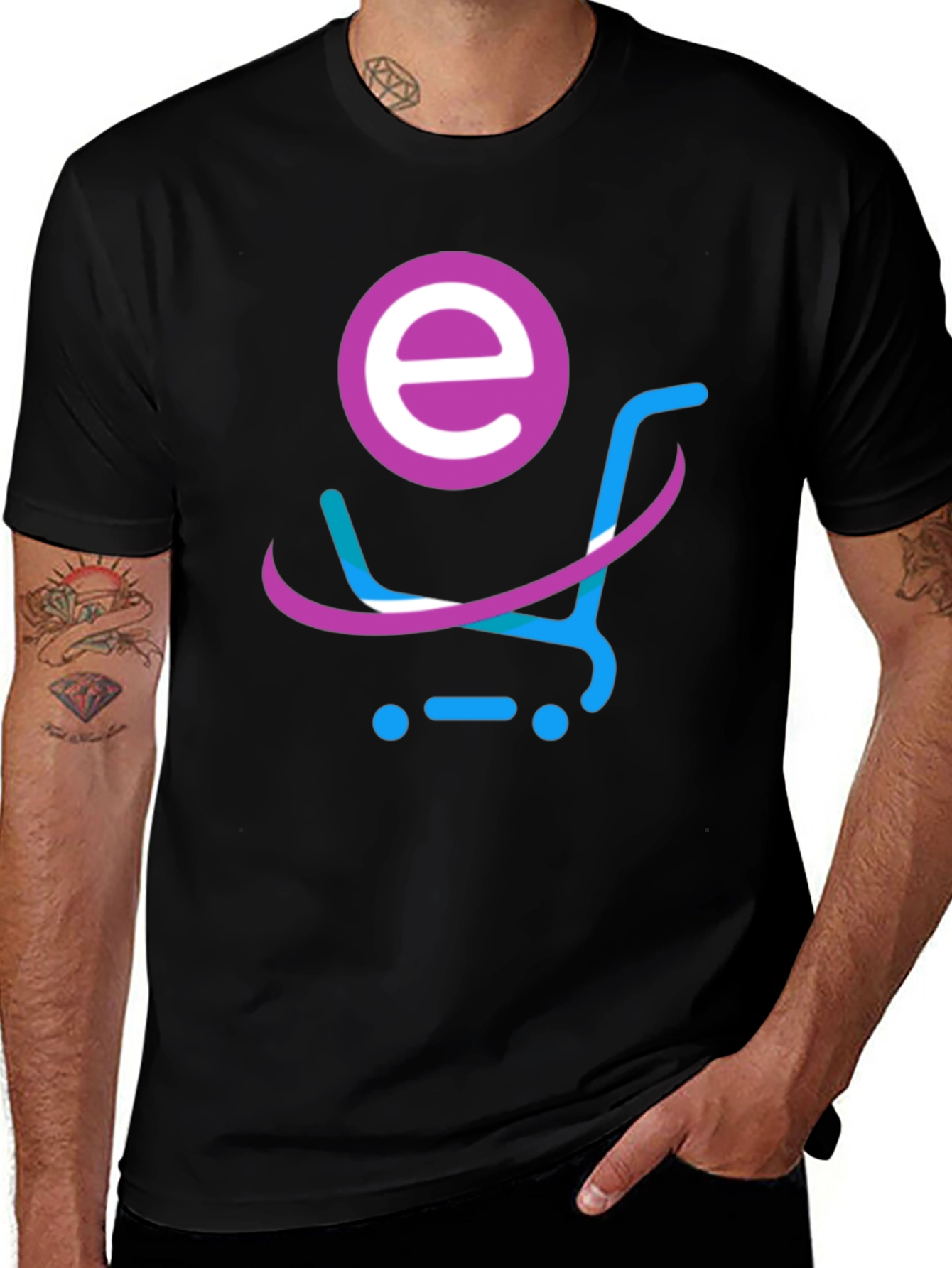 Variant 11 of E-commerce Shopping Cart T-Shirt