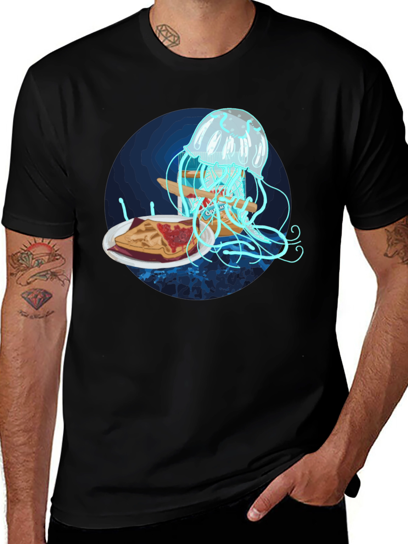 Variant 2 of Jellyfish PB&J Graphic Tee