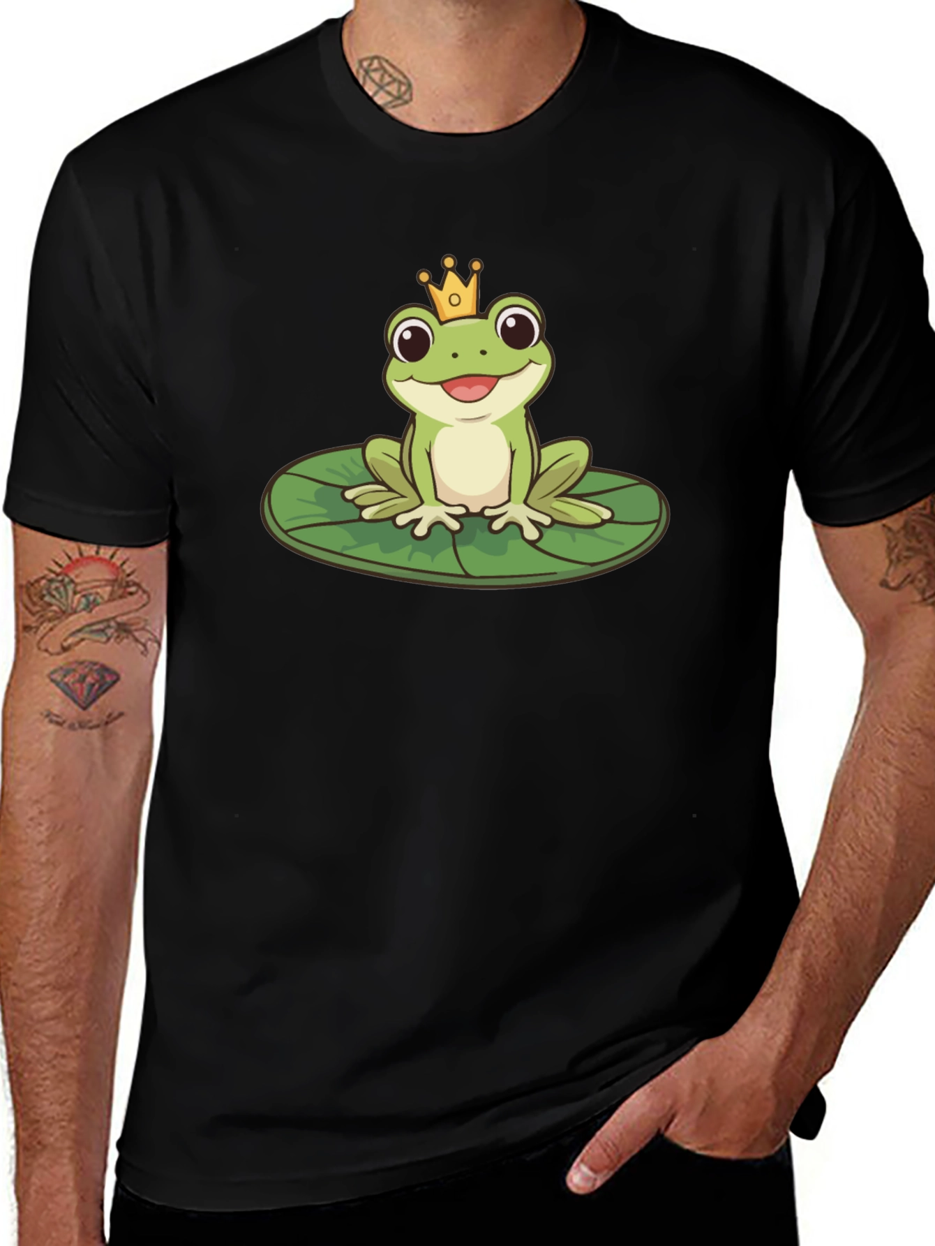 Variant 10 of Frog Prince T-Shirt - Cartoon Style