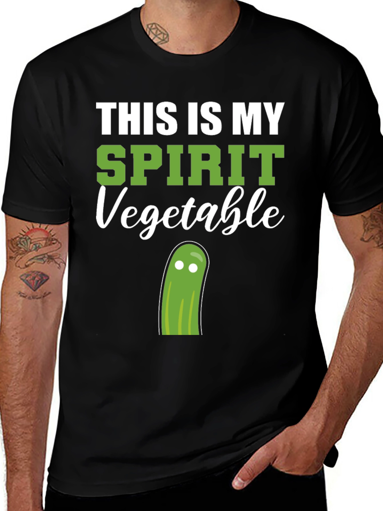 Variant 22 of Spirit Vegetable T-Shirt - Funny Graphic Tee