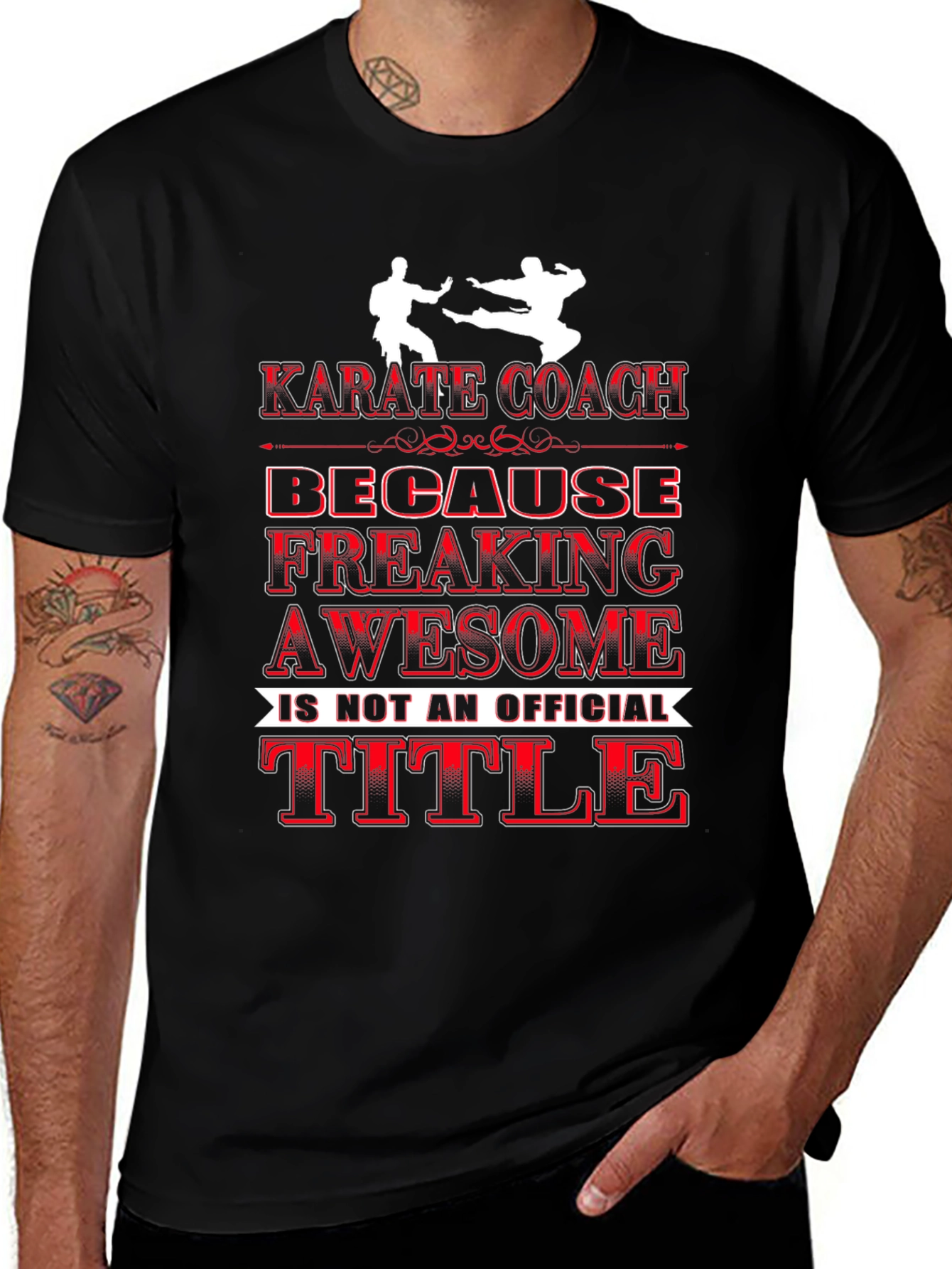 Karate Coach T-Shirt: Awesome Official Title