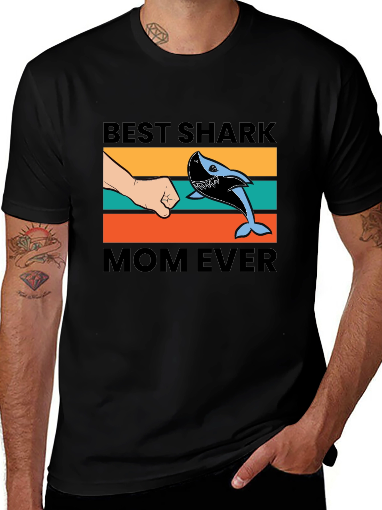 Variant 7 of Best Shark Mom Ever T-Shirt