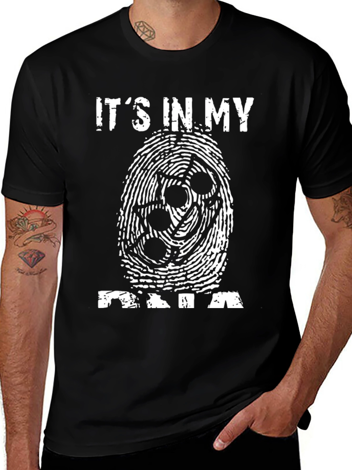 Variant 18 of It's In My DNA Fingerprint Graphic Tee