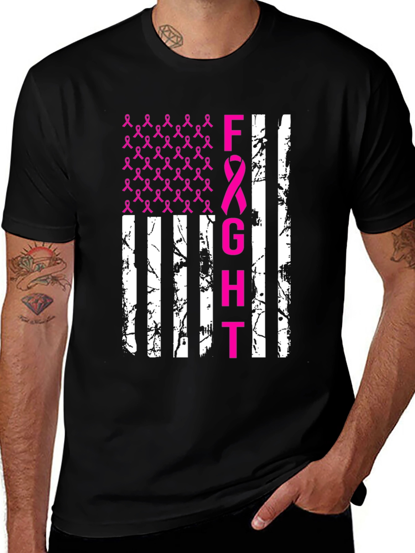 Variant 23 of Fight Breast Cancer Awareness T-Shirt