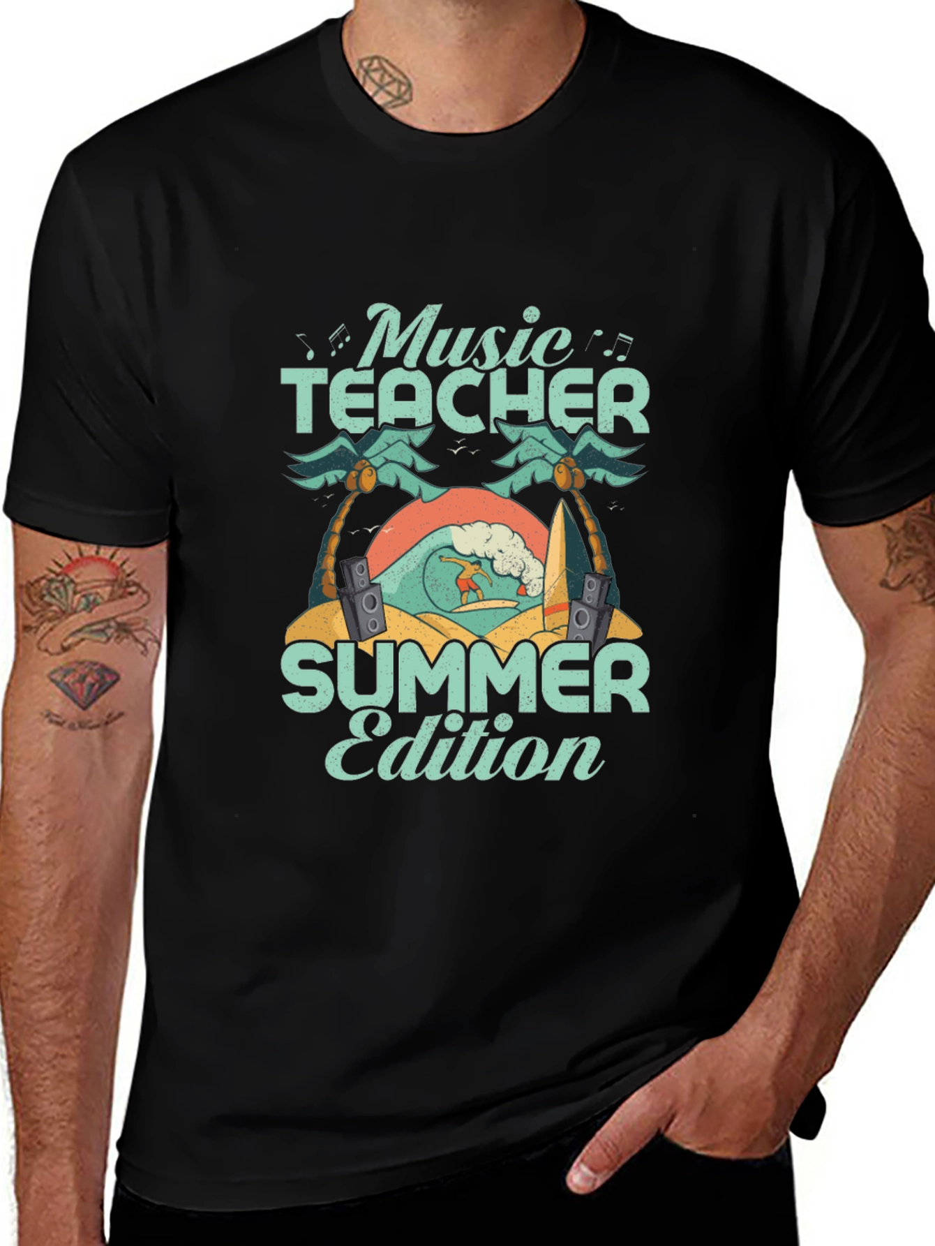 Variant 5 of Music Teacher Summer Edition Graphic Tee