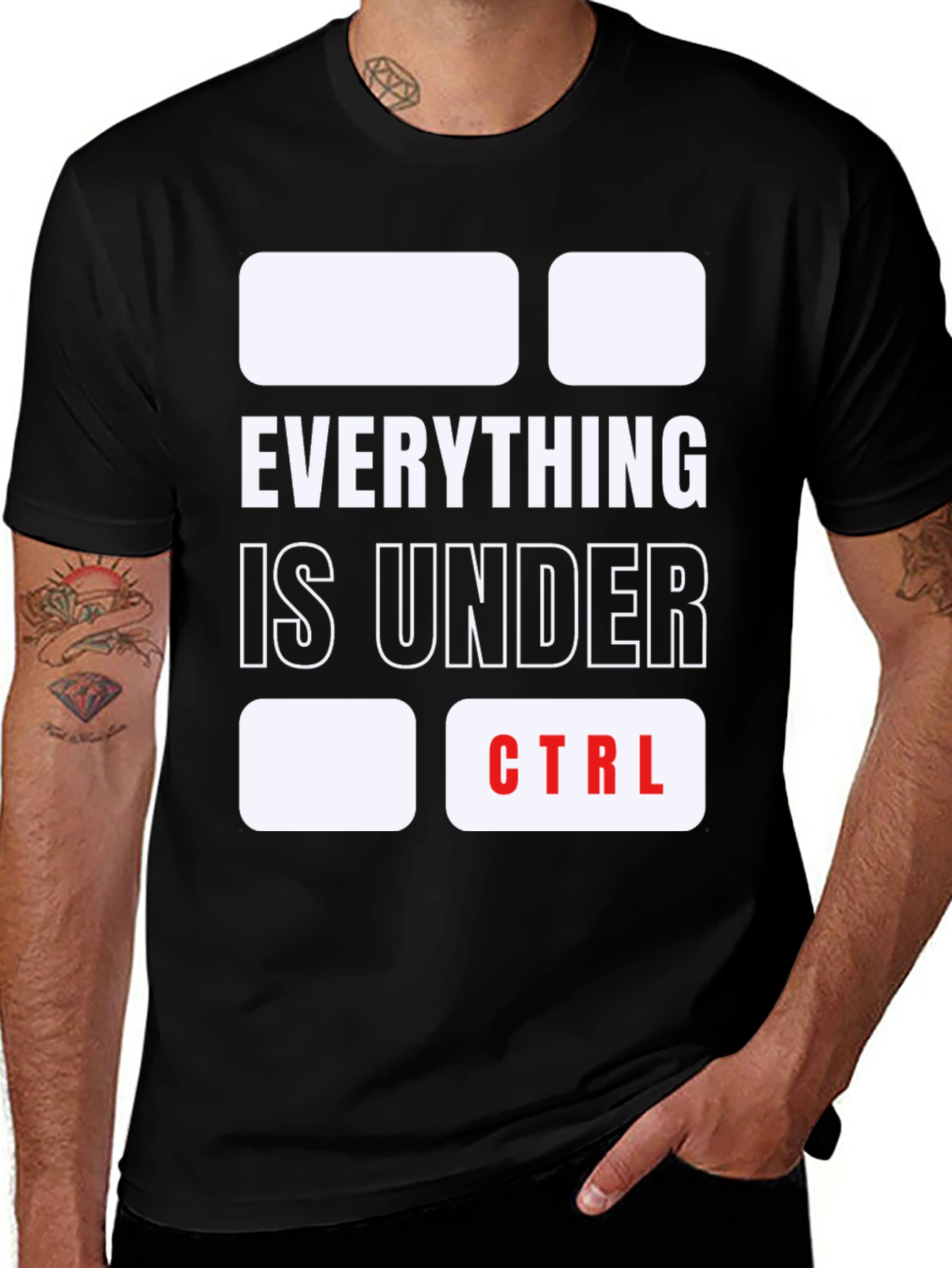 Variant 3 of Everything Is Under CTRL Funny T-Shirt