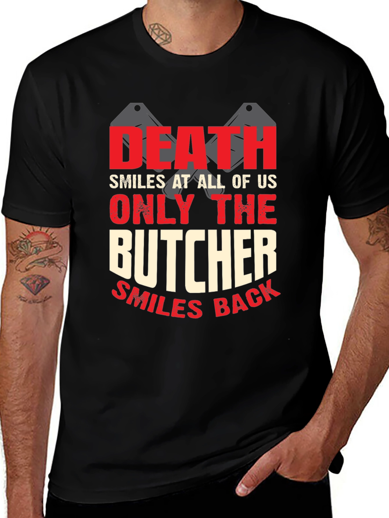 Variant 20 of Death Smiles Butcher T-Shirt - Graphic Tee