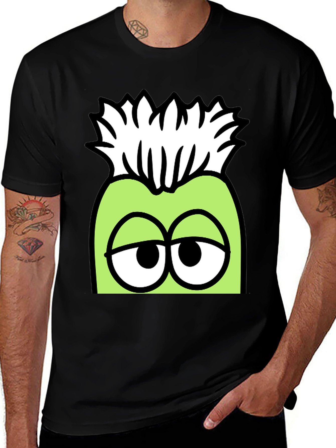 Variant 8 of Funny Cartoon Character Graphic T-Shirt