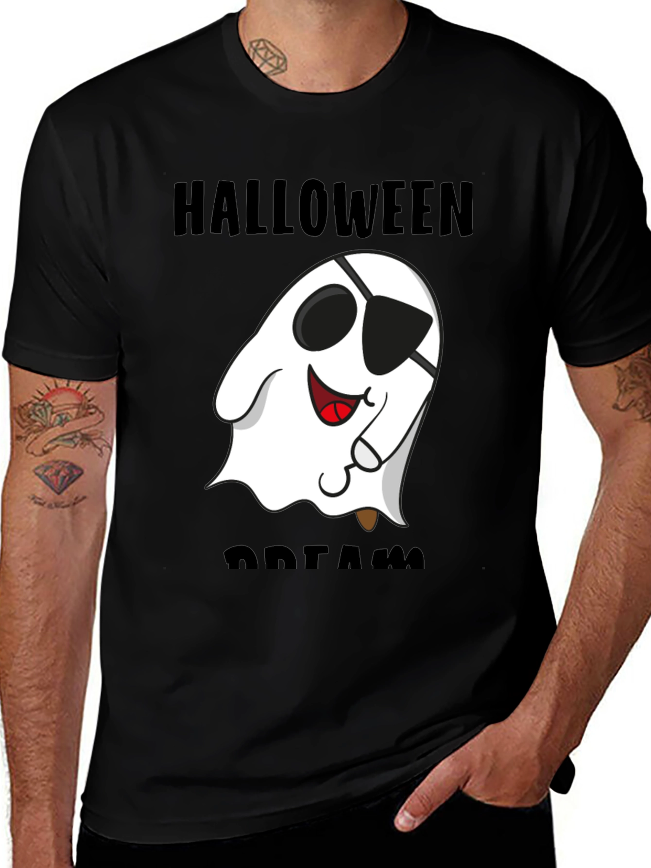 Halloween Ghost Pirate T-Shirt